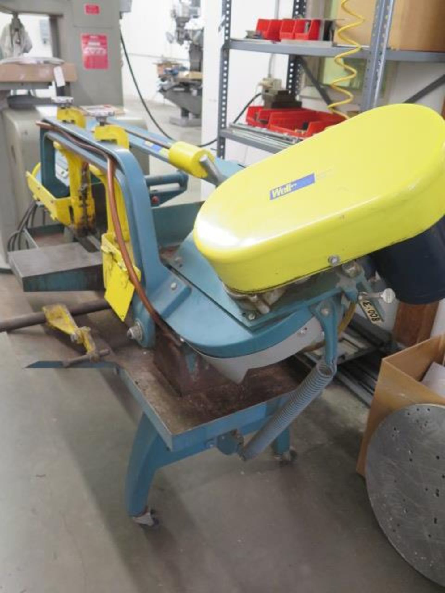 Wellsaw mdl. 850 10" Horizontal Miter Band Saw s/n 2925 w/ Manual Clamping, Work Stop - Image 3 of 7