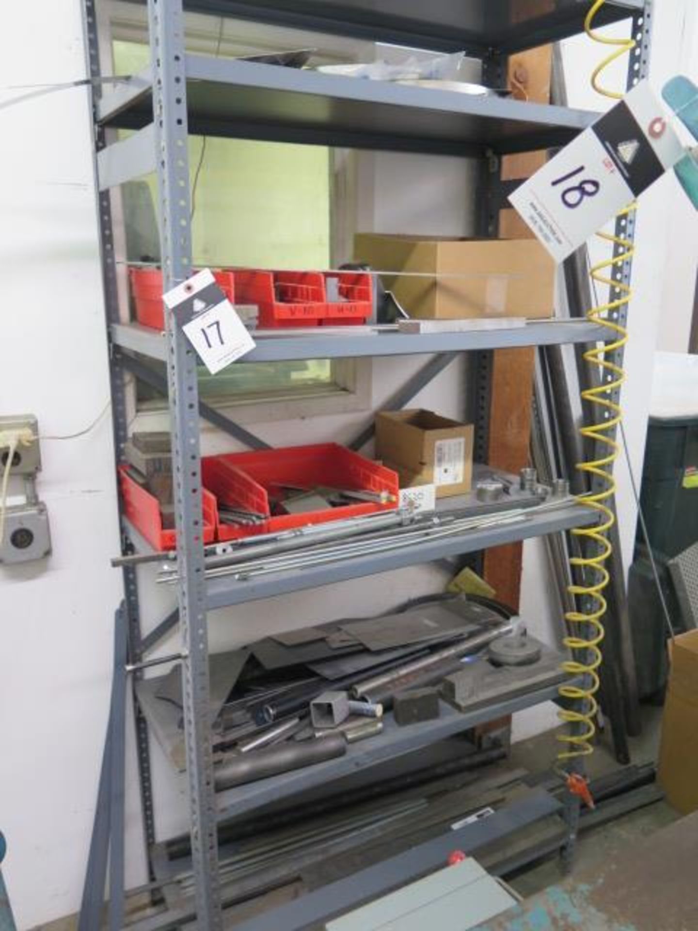 Misc Tool Steels, Stainless and Aluminum w/ Shelf