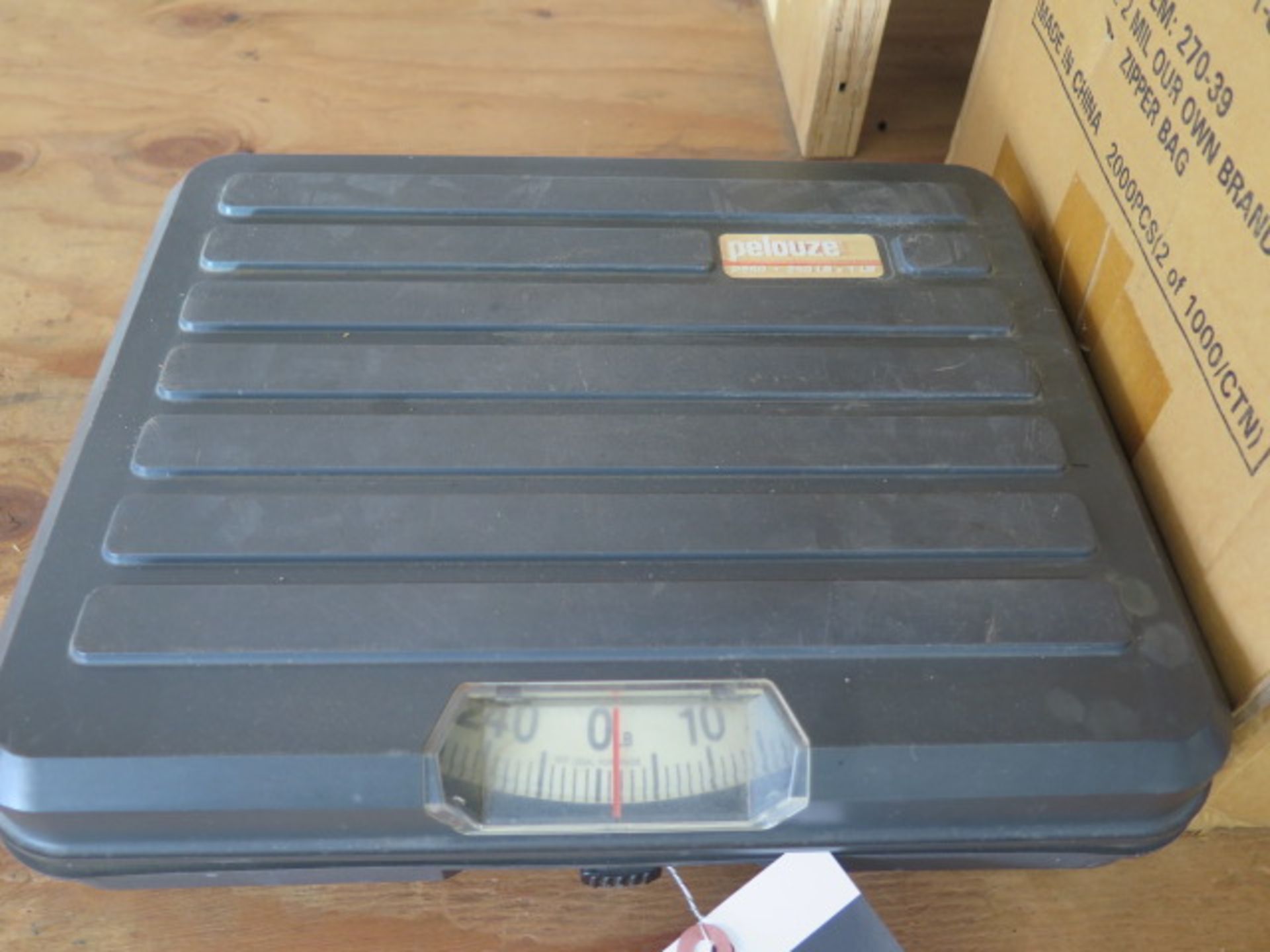 Pelouze 250 Lb Shipping Scale and Misc Shipping Supplies - Image 2 of 3