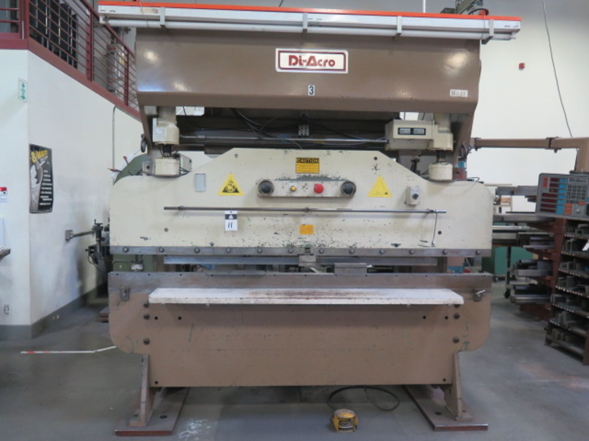 DiAcro 55-8 55 Ton x 8’ Hydra-Power CNC Press Brake s/n 6551082200 w/ DiAcro CNC Controls