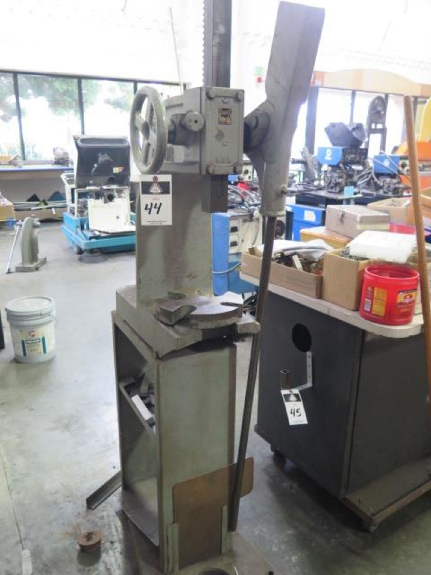 Dake No. 3A Arbor Press w/ Speed Wheel and Stand