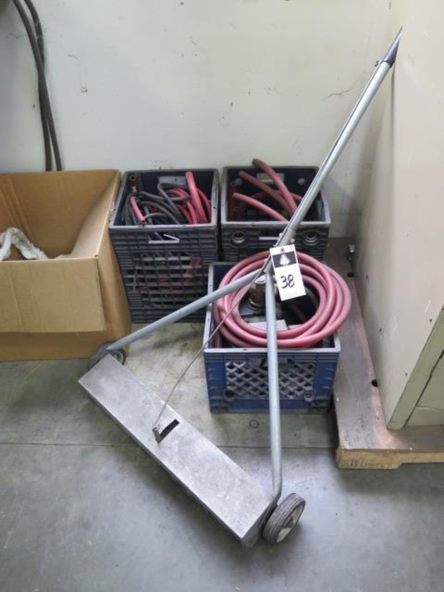 Magnetic Floor Sweeper and Air Hoses