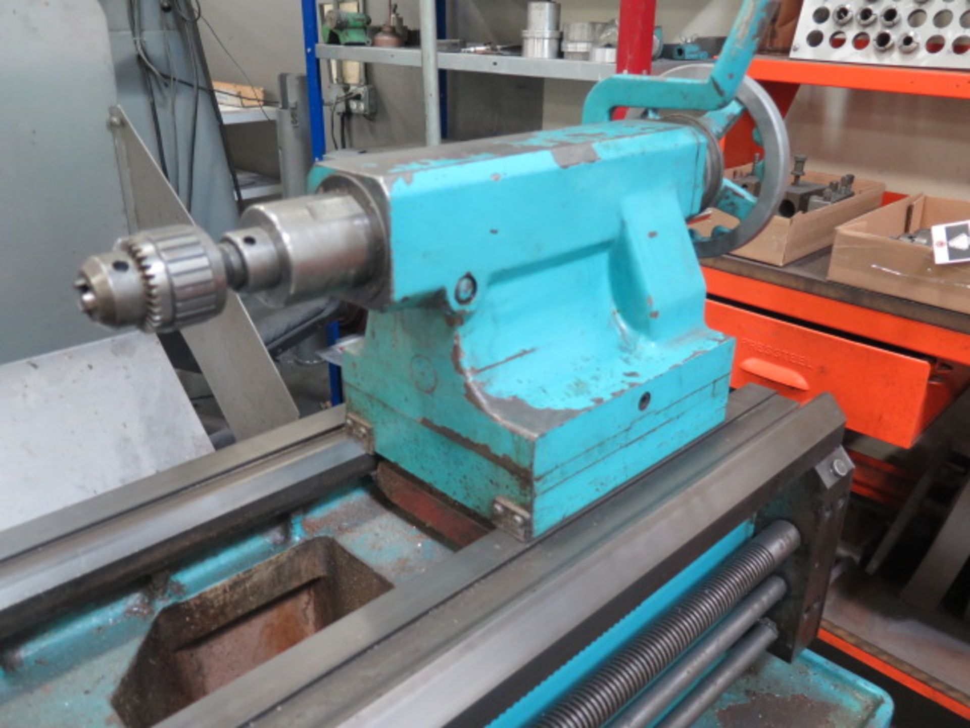 Dong Yang DLA520 21” x 62” Geared Head Gap Bed Lathe w/ 23-1125 RPM, Inch/mm Threading - Image 9 of 17
