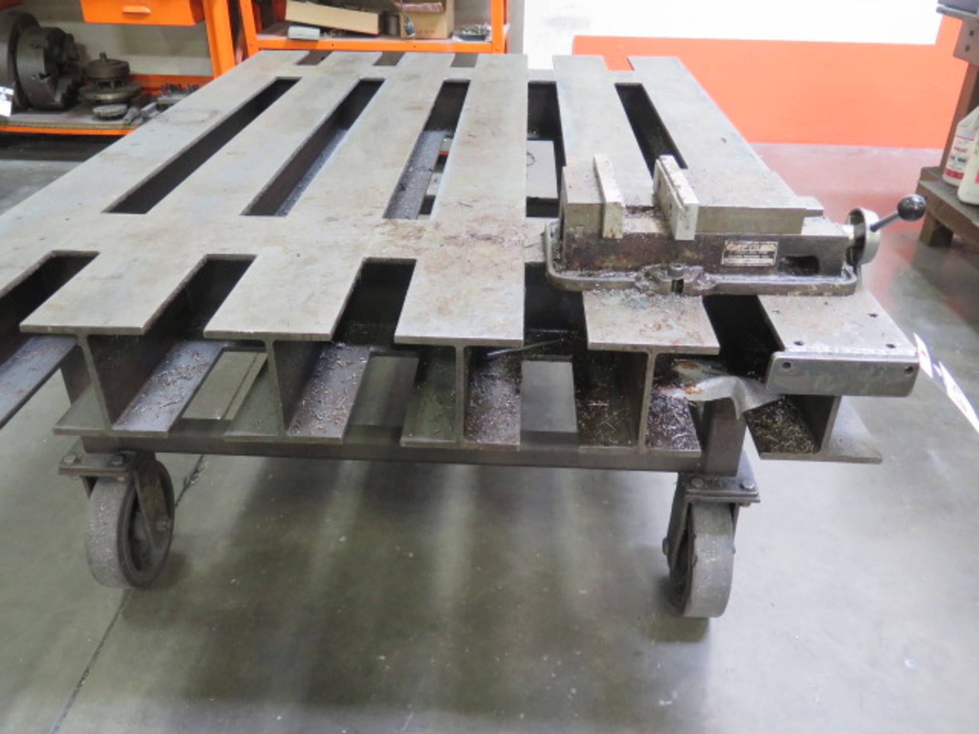 Steel Fabrication Table w/ 6" Angle-Lock Vise - Image 2 of 6