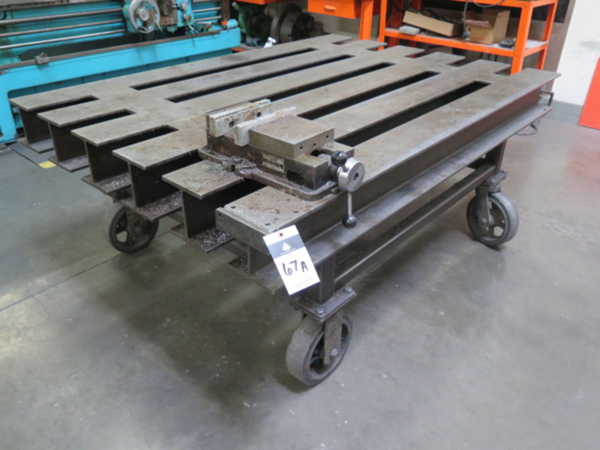 Steel Fabrication Table w/ 6" Angle-Lock Vise