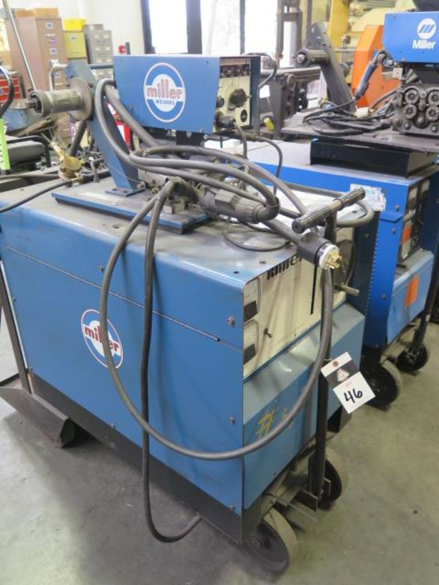 Miller CP-250TS CP-DC Arc Welding Power Source w/ Miller 10A Wire Feeder - Image 2 of 6