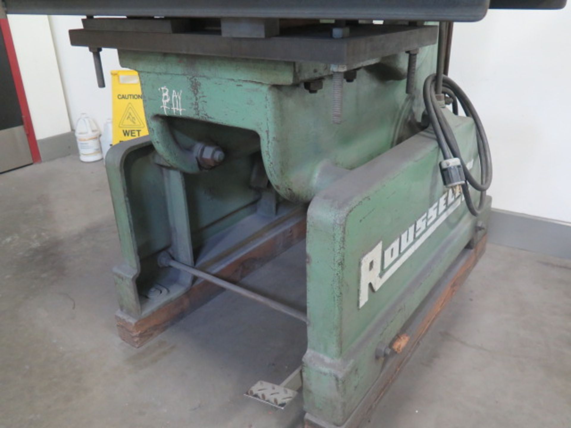 Rousselle No.3F 25 Ton OBI Stamping Press s/n DFS11976 w/ 125 Strokes/Min, 14” x 20” Bolster Area - Image 7 of 9