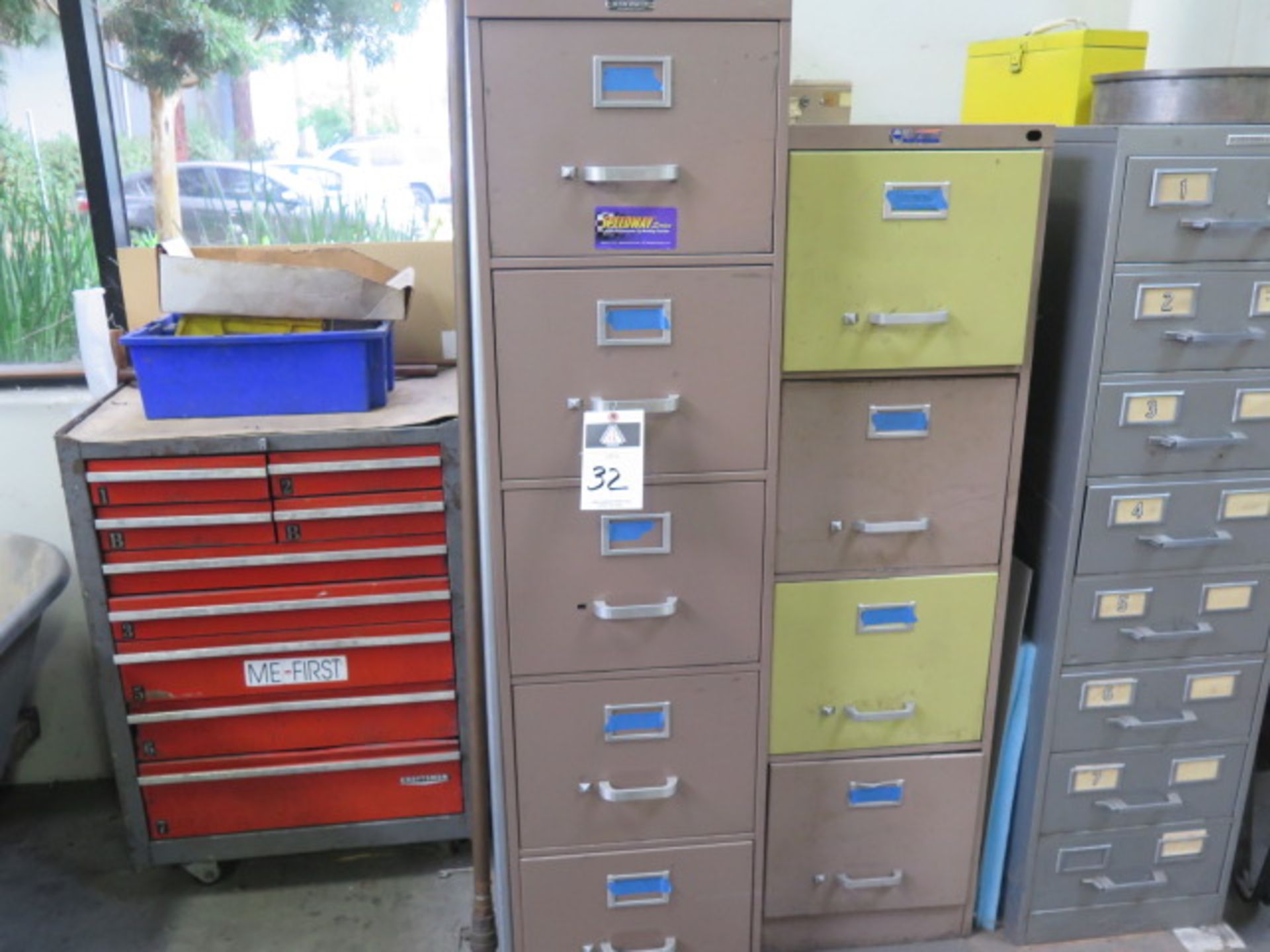 Craftsman Roll-A-Way Tool Box and File Cabinets