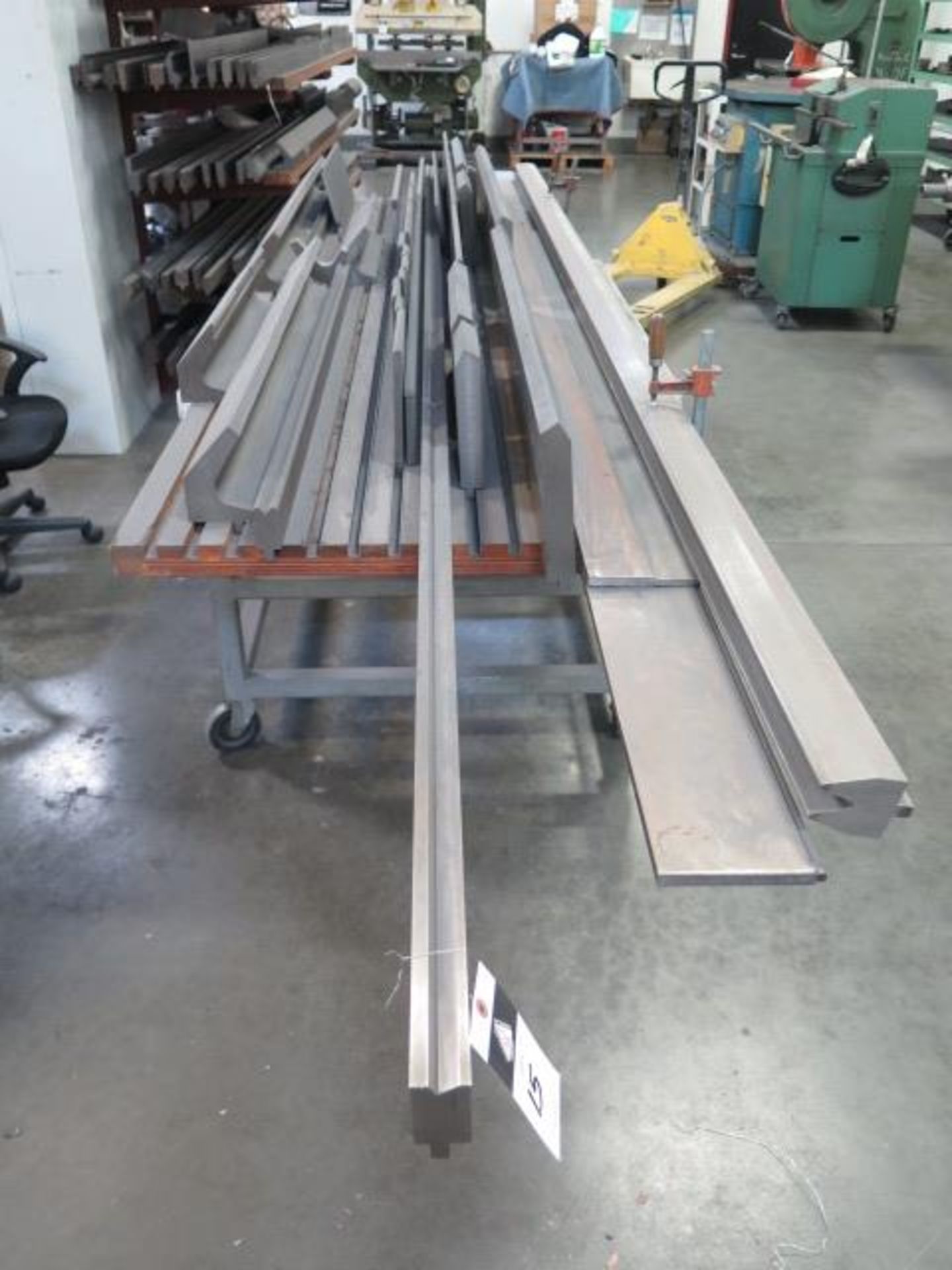 Press Brake Dies to 12 ½’ Length w/ Cart - Image 2 of 8