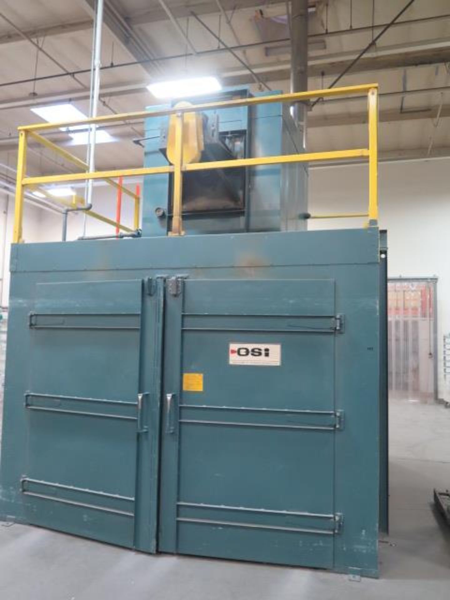 OSI Oven Systems Inc. 800,000 BTU Natural Gas Fired Oven s/n 4952 w/ 10 ½’ x 13’ Outside Dims, Digit