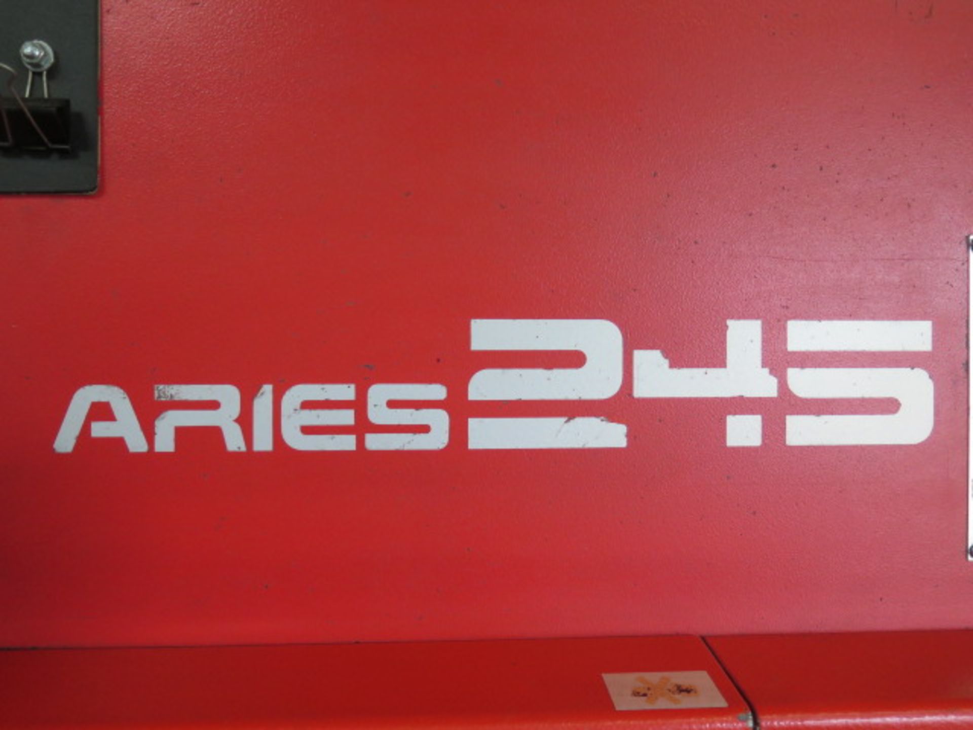 1990 Amada “Aries 245” 20-Ton 20-Station CNC Turret Punch Press s/n 24500597 w/ Amadan O4P-C - Image 9 of 10