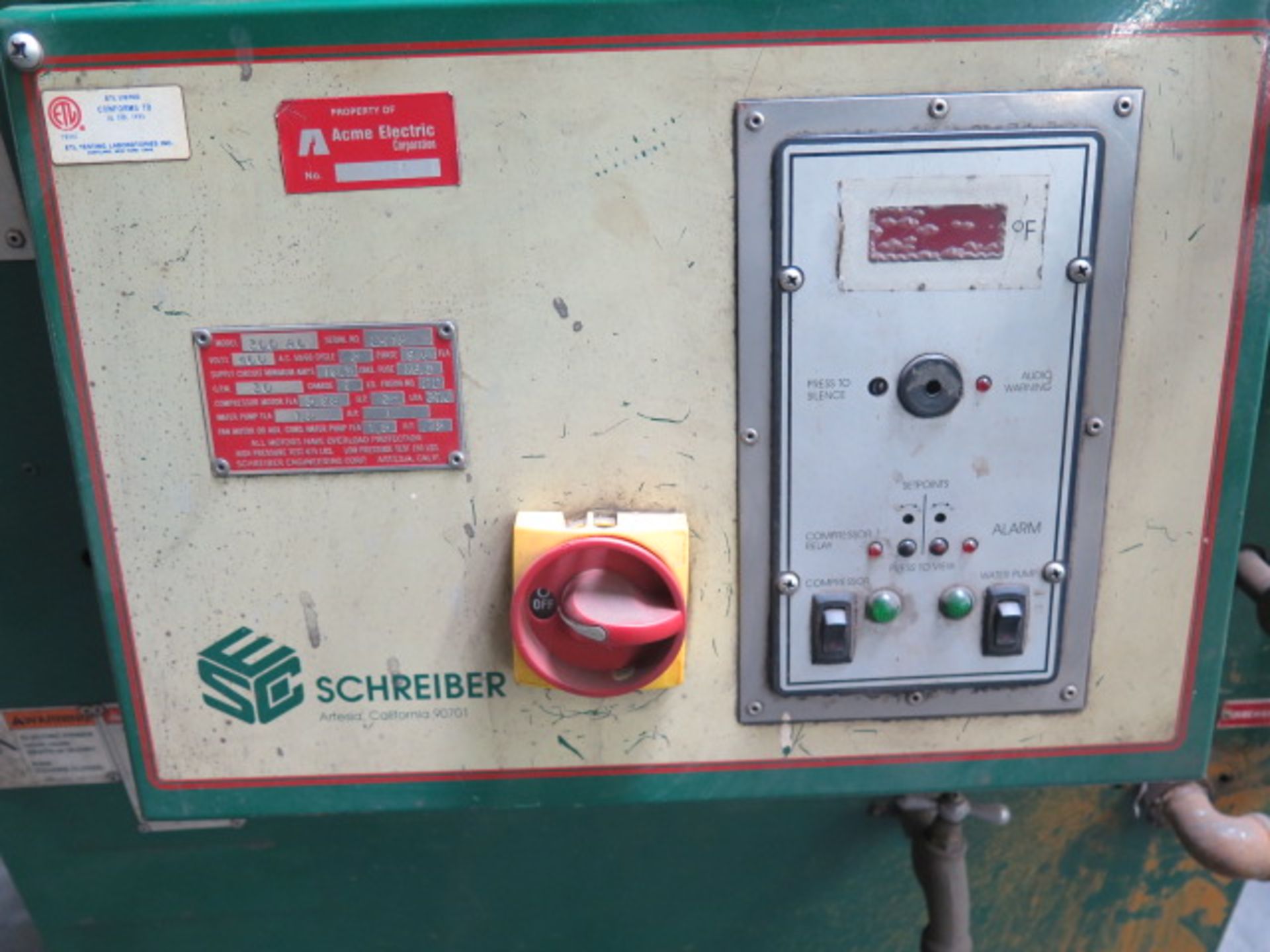 Schreiber mdl. 300AC Process Chiller s/n 2415 - Image 3 of 3