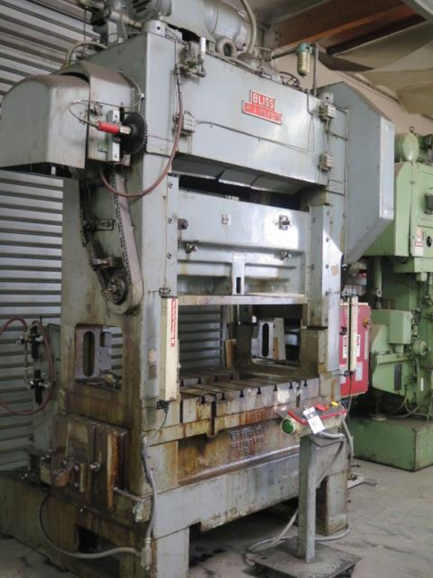 Bliss HP-2-100-48-30 100-Ton High Production Straight Side Stamping Press s/n H51055-HP3829 w/ WPC - Image 2 of 11