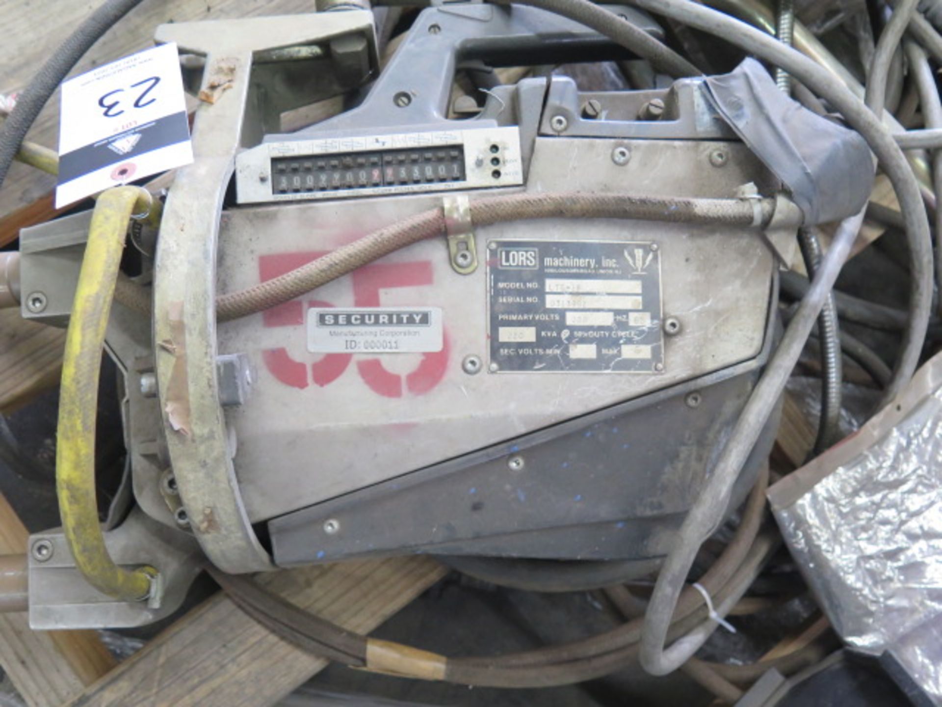 Lors mdl. LTG-18 220kVA Teathered Spot Welder s/n 0713992 w/ Acces - Image 3 of 6