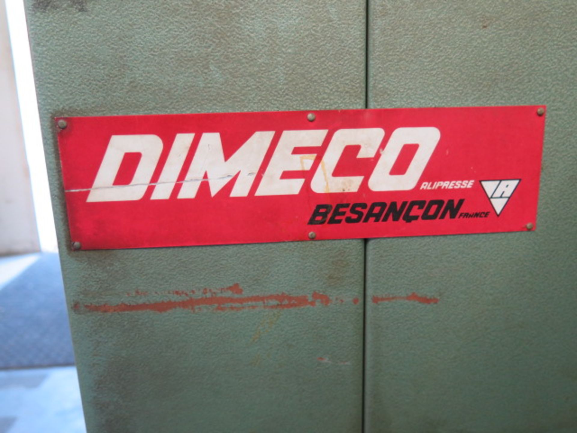 Dimeco type 1675/AV 8” Straightener / Feeder s/n 1884/3 - Image 6 of 6