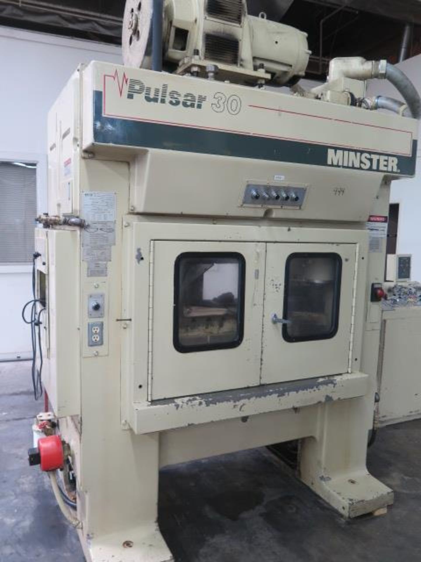 Minster Pulsar 30 type TR2-30 30-Ton High Speed Stamping Press s/n TR2-30-25588 w/ Minster Controls, - Image 3 of 14