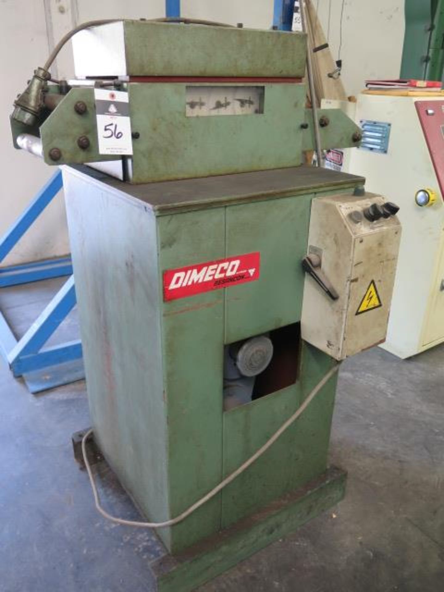 Dimeco type 1675/AV 8” Straightener / Feeder s/n 1884/3