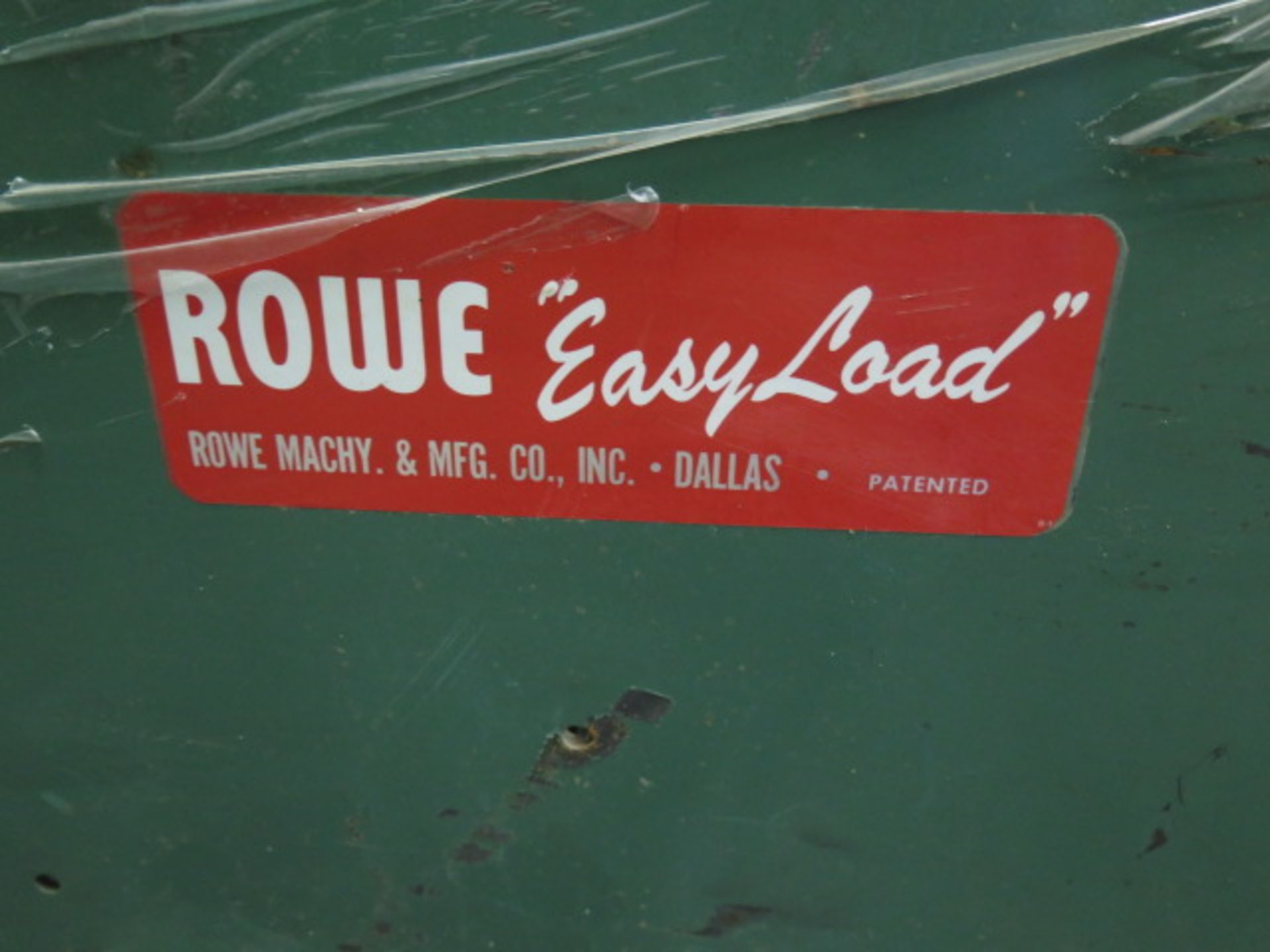 Rowe “Easy Load” mdl. 2006-J6-P12 Coil Cradle s/n 28968 w/ 12” Cap, 84 FPM - Image 3 of 4