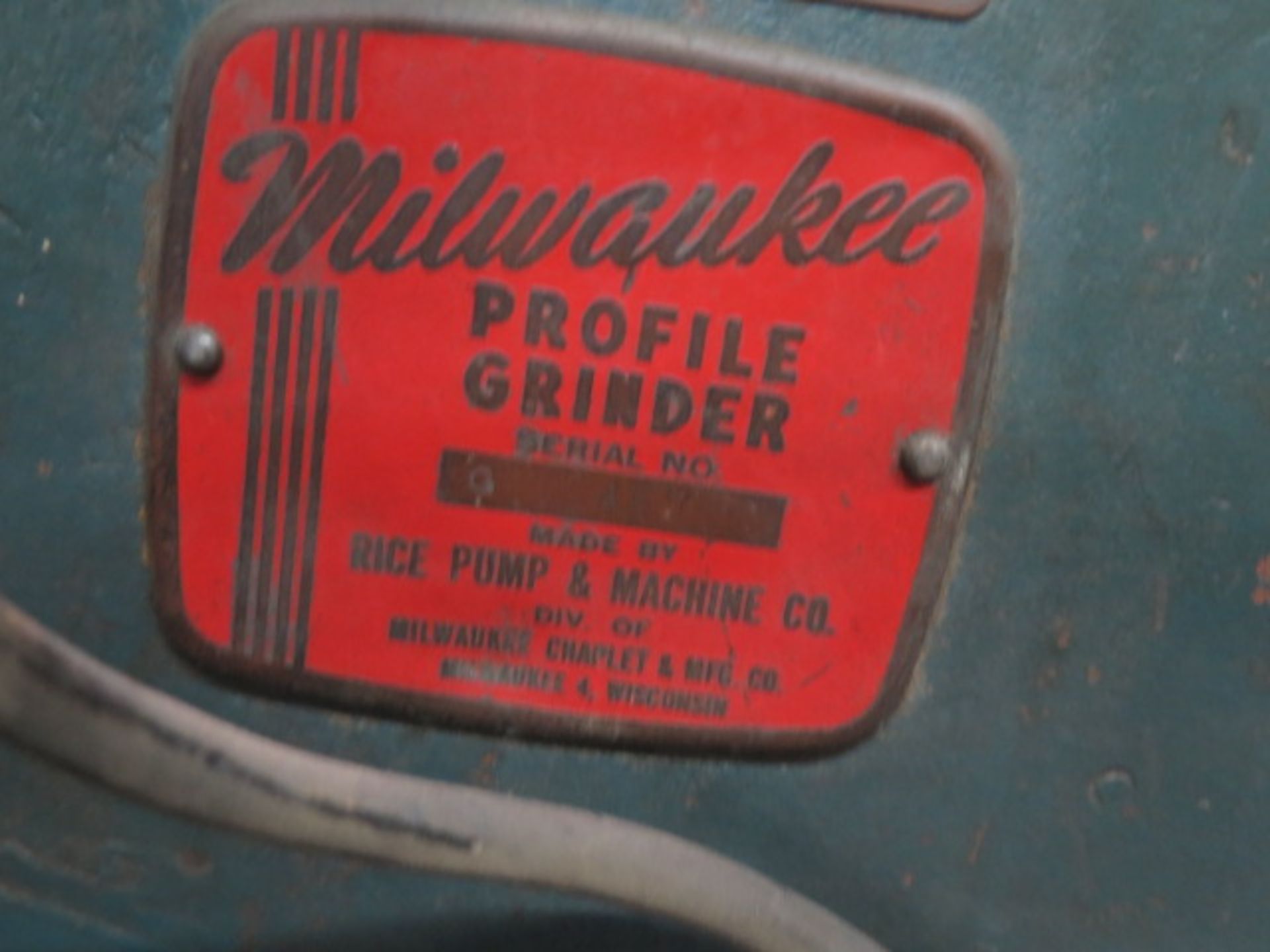 Milwaukee Profile Grinder w/ Stand - Image 4 of 4
