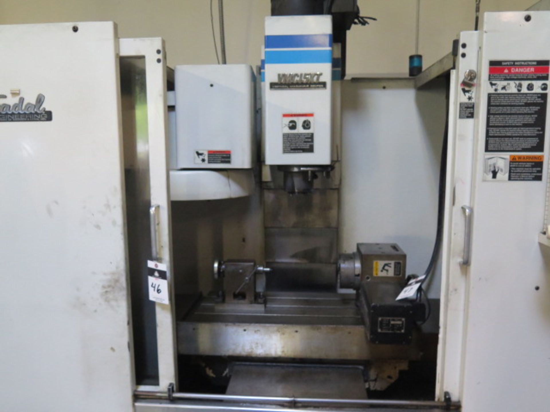 1997 Fadal VMC15XT 4-Axis CNC Vertical Machining Center s/n 9707540 w/ Fadal CNC88HS Controls, 21- - Image 5 of 11