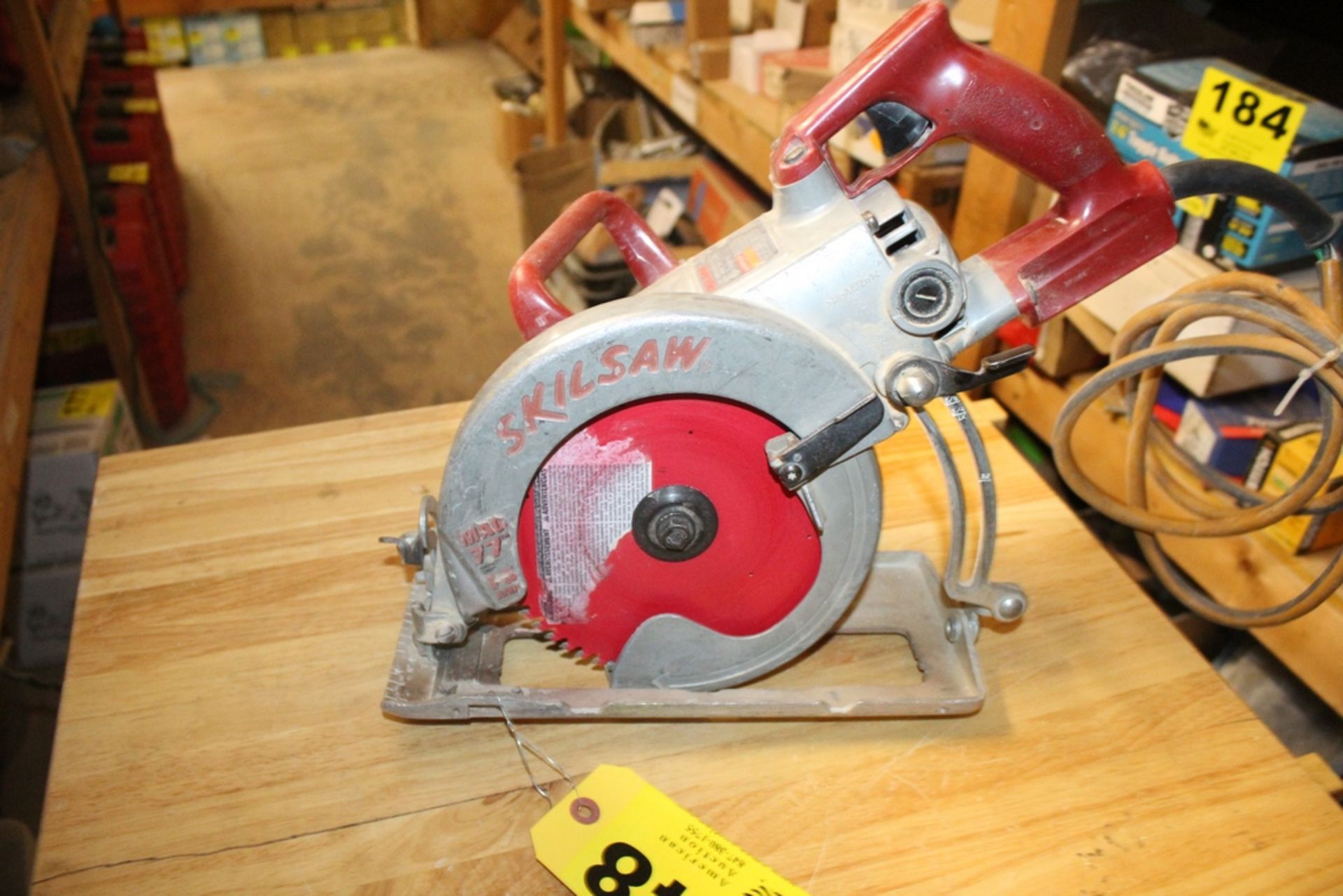 SKILSAW MODEL MAG77 7-1/4" WORM DRIVE CIRCULAR SAW