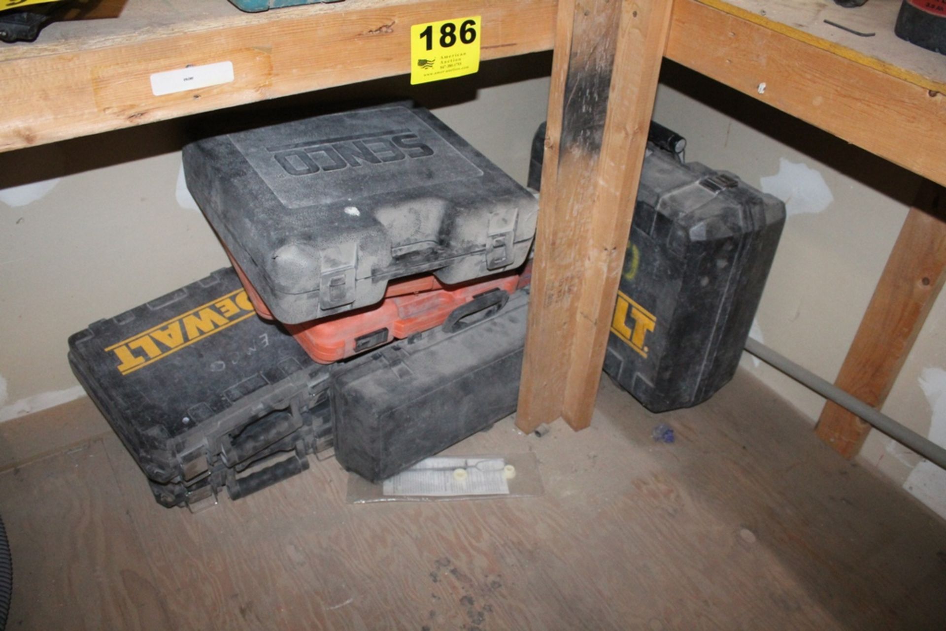 ASSORTED POWER TOOL CARRYING CASES