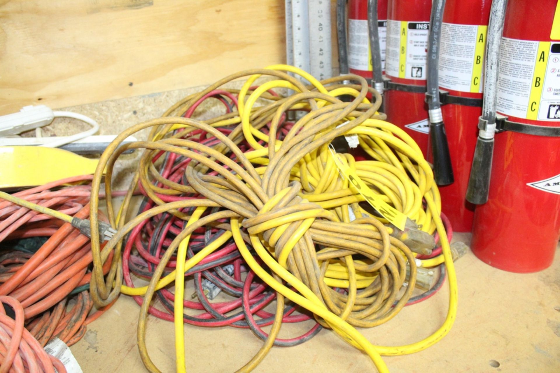 (4) ASSORTED EXTENSION CORDS