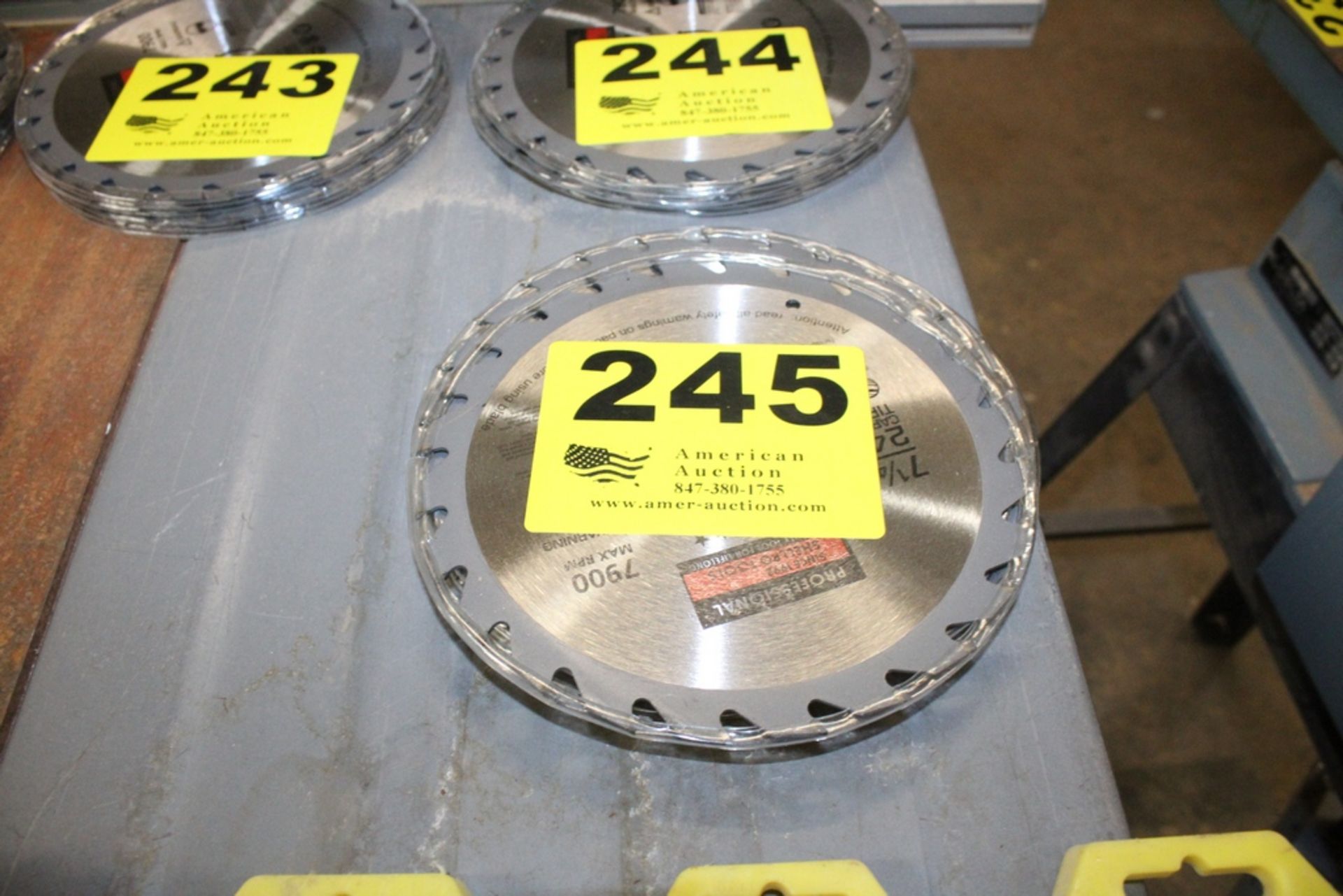 ASSORTED 7-1/4" SAW BLADES, APPEAR TO BE NEW