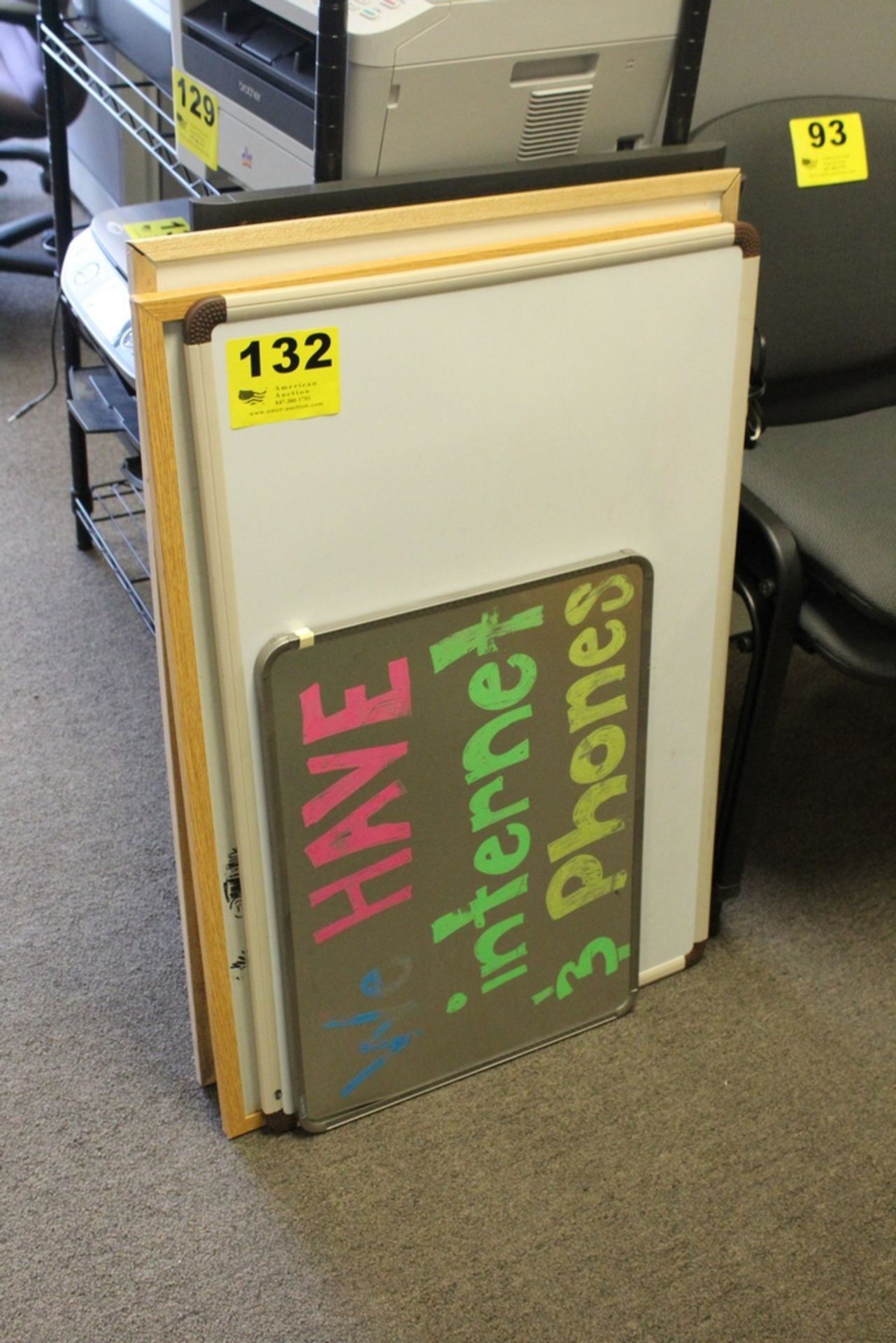 (6) ASSORTED WHITE BOARDS