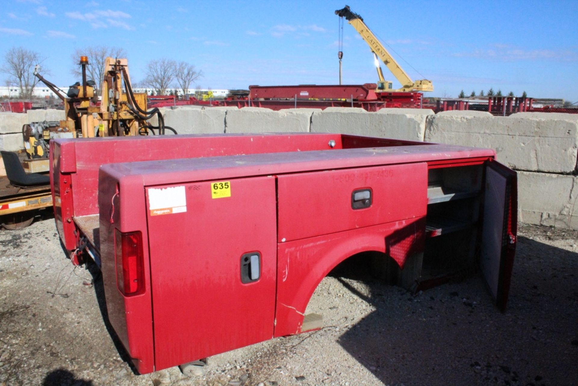 FIBERGLASS TRUCK UTILITY BED, 42" X 9' X 94"