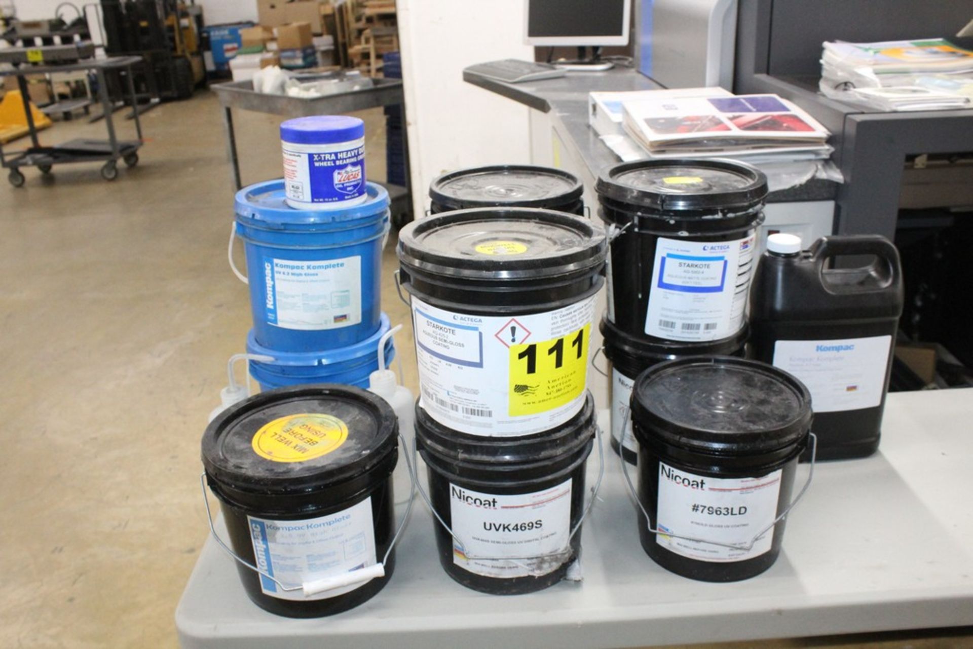 ASSORTED FINISH COATINGS, INCLUDING HIGH GLOSS, SEMI-GLOSS, MATTE AND SATIN