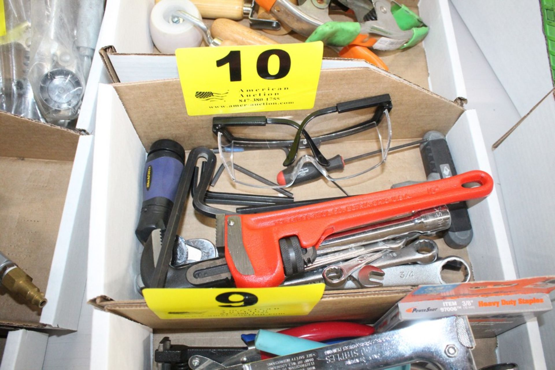 ASSORTED WRENCHES IN BOX