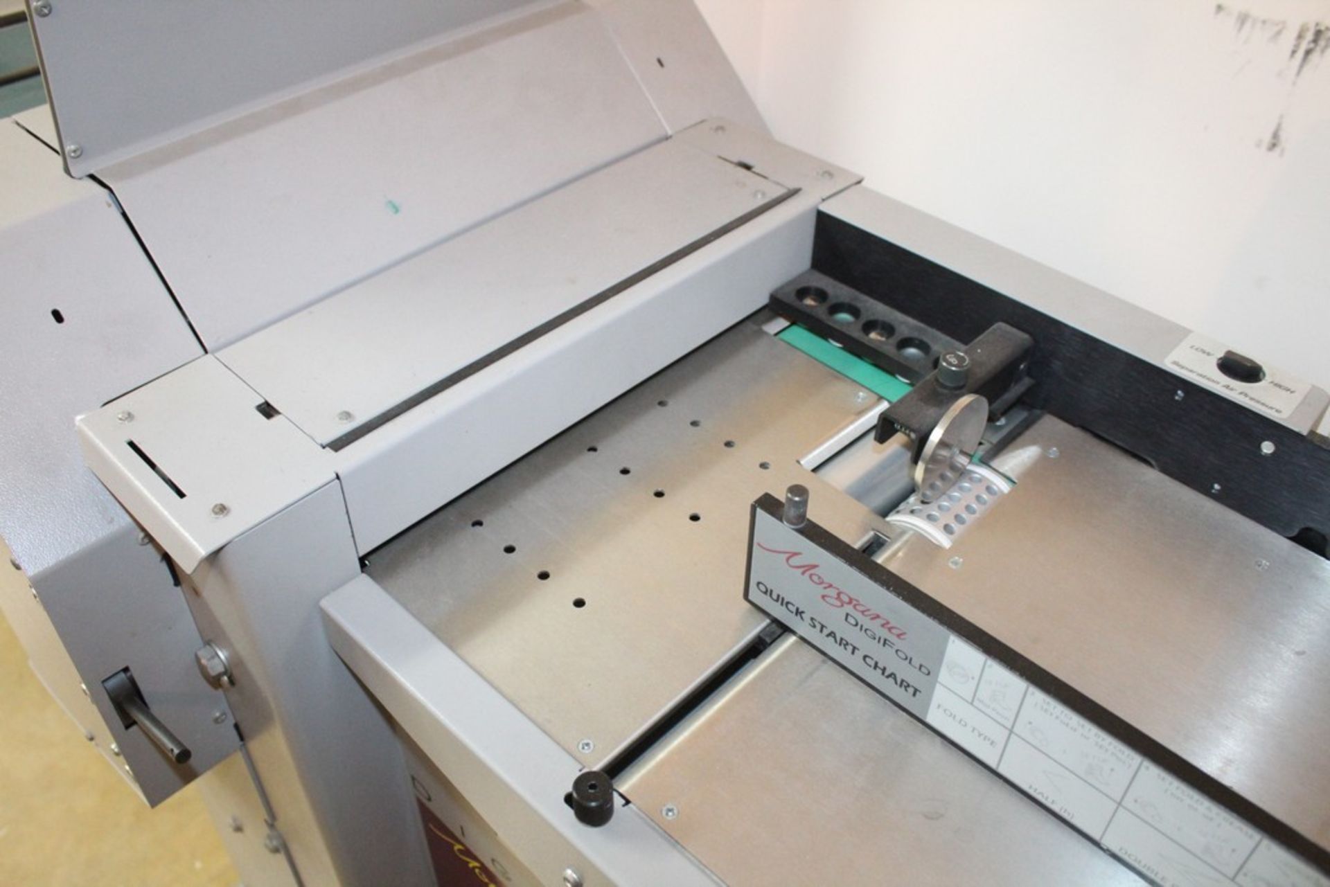 MORGANA DIGI-FOLD MODEL 120-00-02, S/N 120369HFACC WITH QUICK START CHART - Image 4 of 5