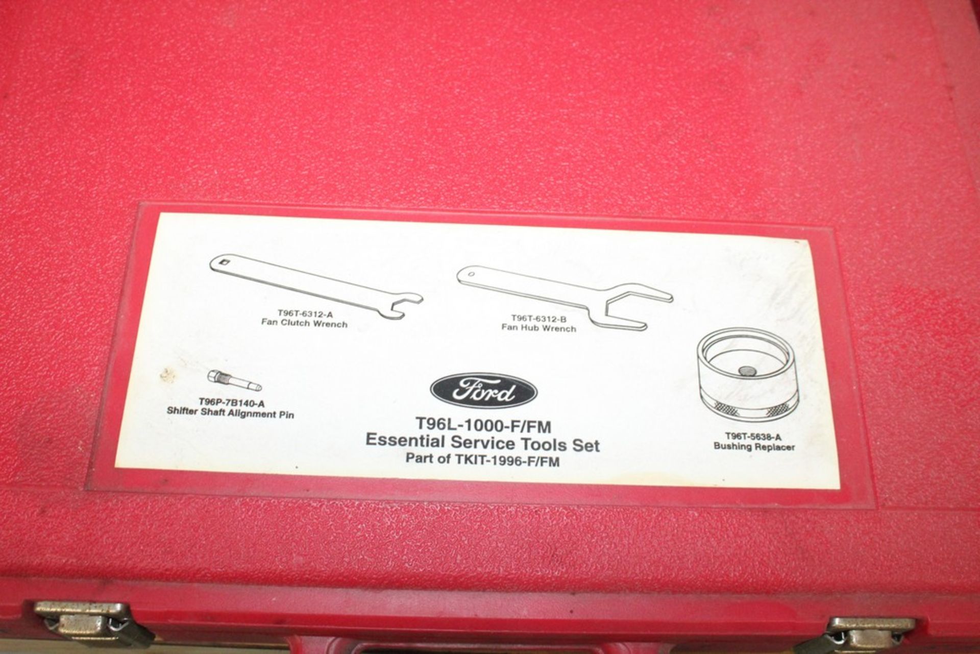 FORD ROTUNDA ESSENTIAL SERVICE TOOL SET-T96L-1000-F/FM IN CASE - Image 2 of 3