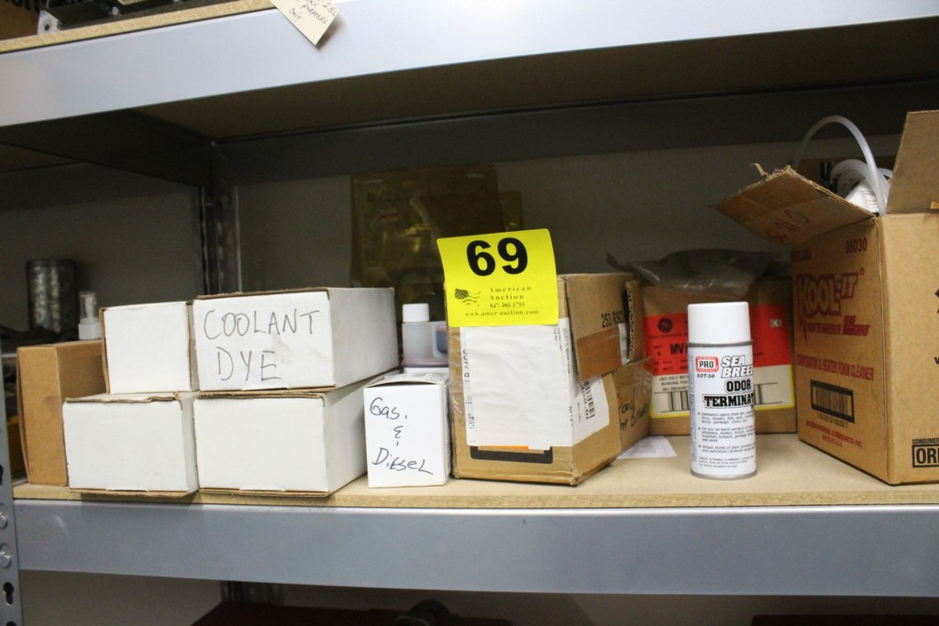 LARGE ASSORTMENT OF MOTORCRAFT PARTS ON TOP (3) SHELVES - Image 2 of 2