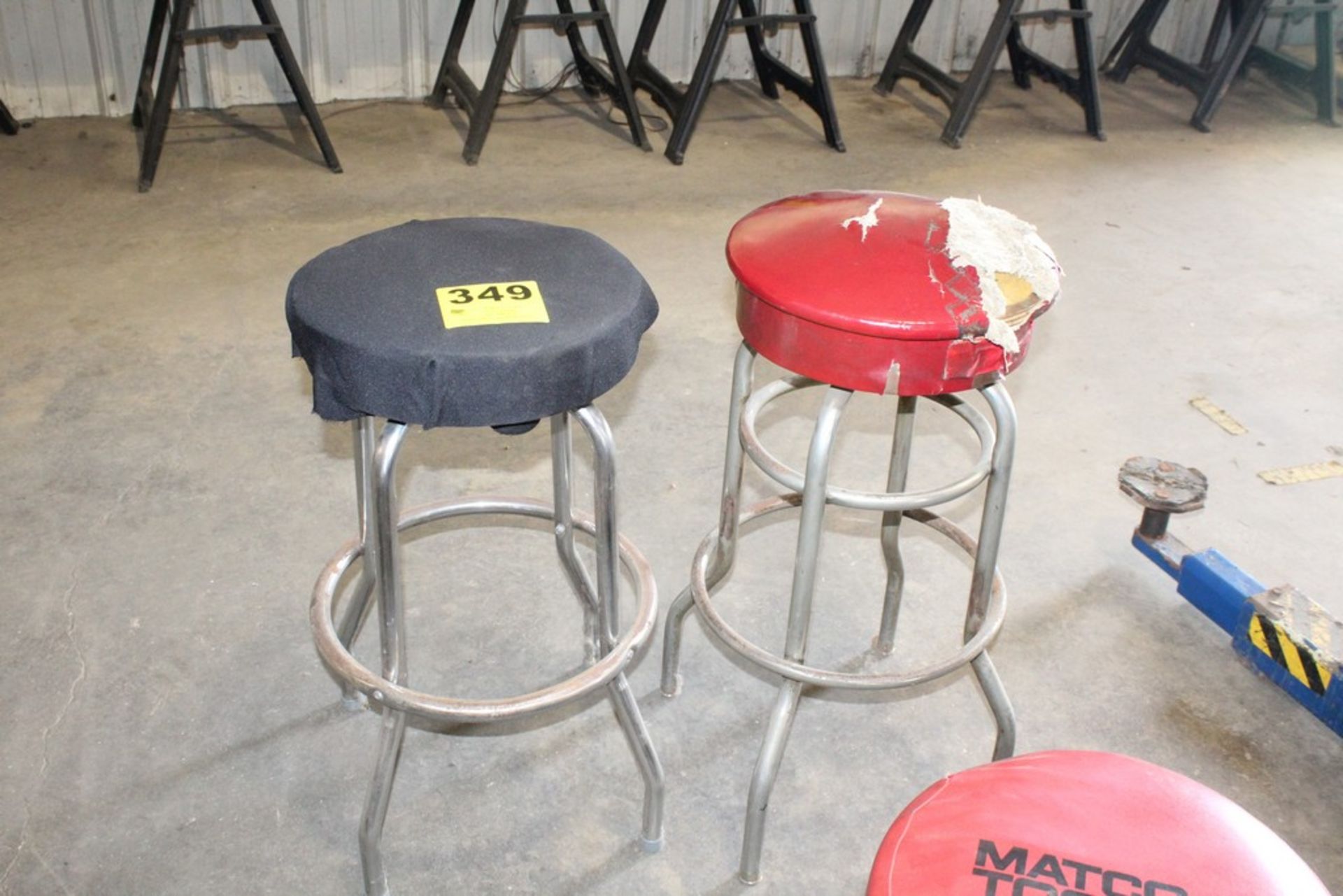 (2) SHOP STOOLS