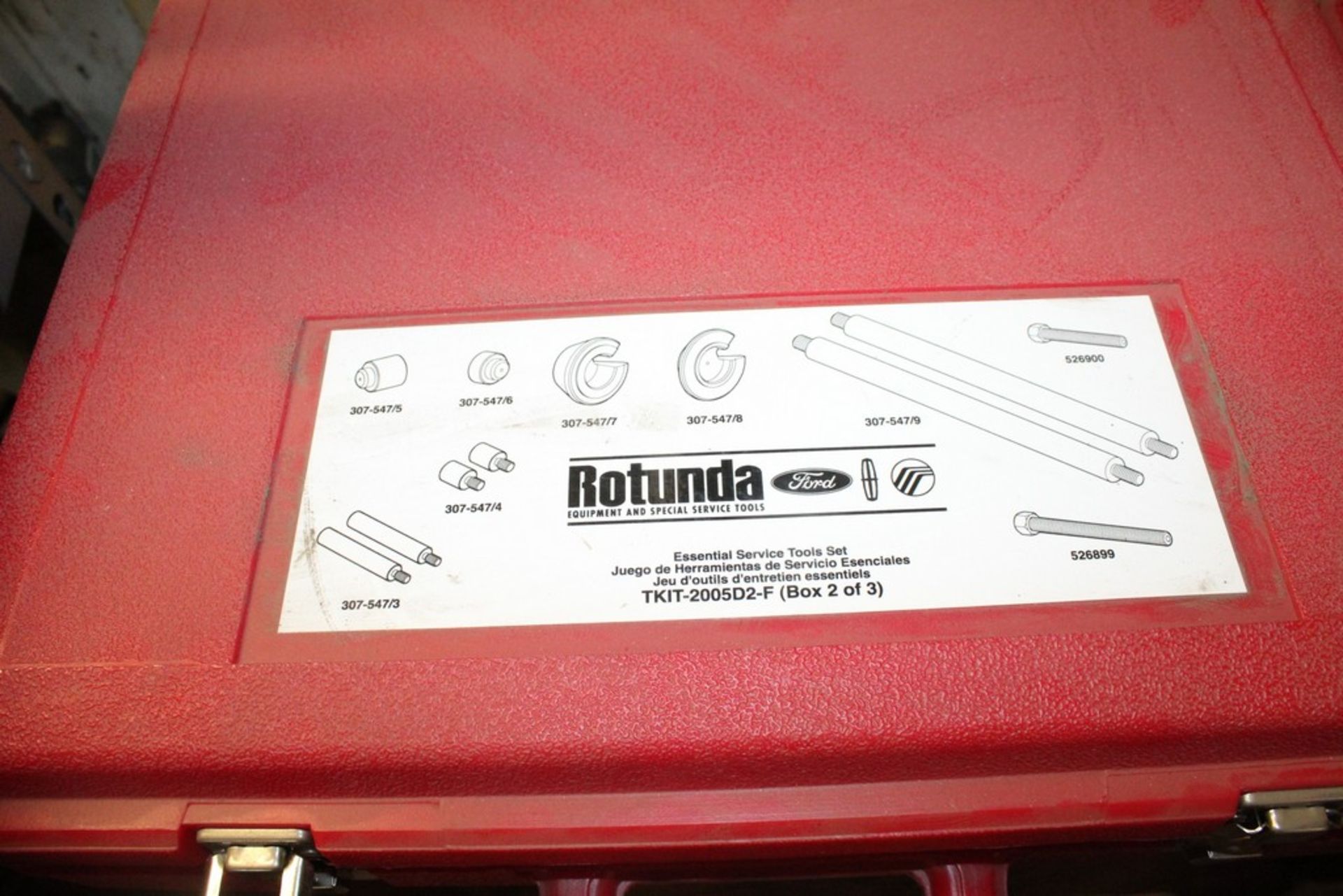 FORD ROTUNDA ESSENTIAL SERVICE TOOL SET-TKIT-2005D2-F IN THREE CASES - Image 2 of 5