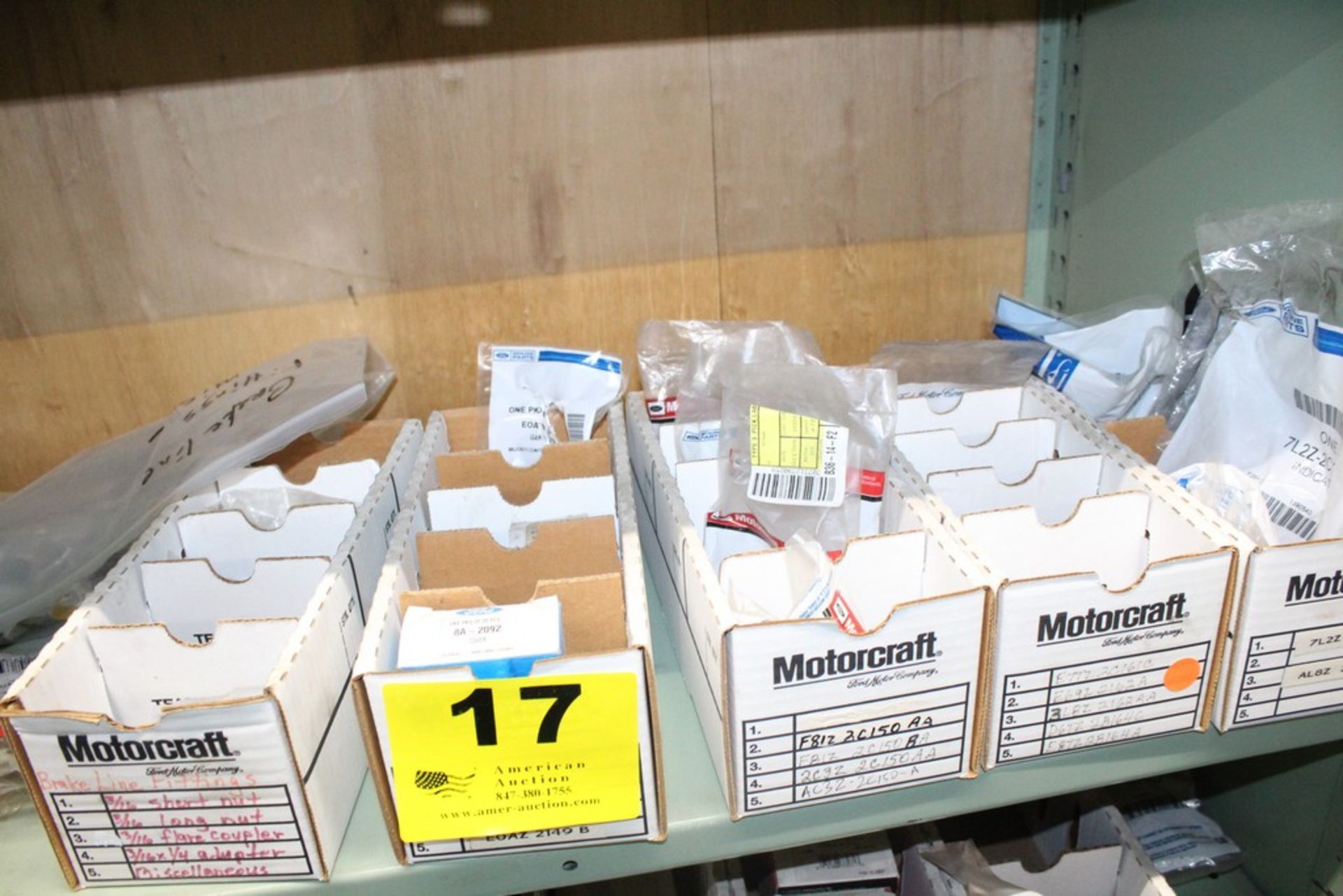 ASSORTED MOTORCRAFT PARTS ON (6) SHELVES - Image 2 of 4