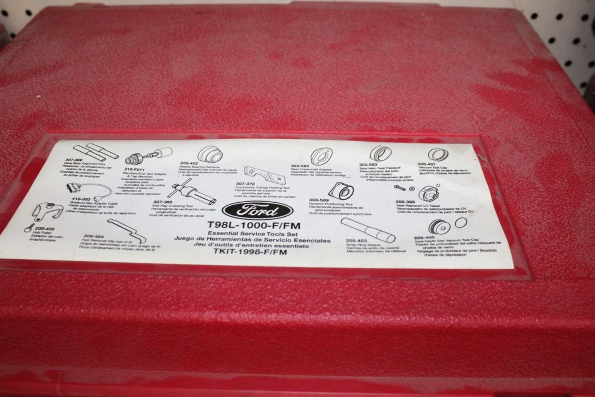 ASSORTED 1998 FORD ROTUNDA ESSENTIAL SERVICE TOOL SETS IN TWO CASES - Image 4 of 5
