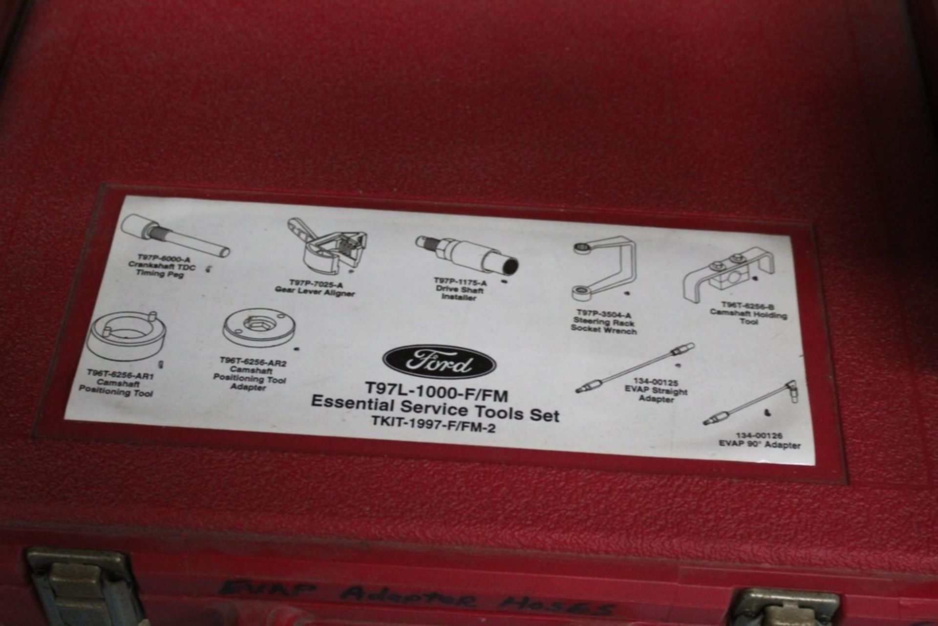 FORD ROTUNDA ESSENTIAL SERVICE TOOL SET-T97L-1000-F-FM IN CASE - Image 2 of 2