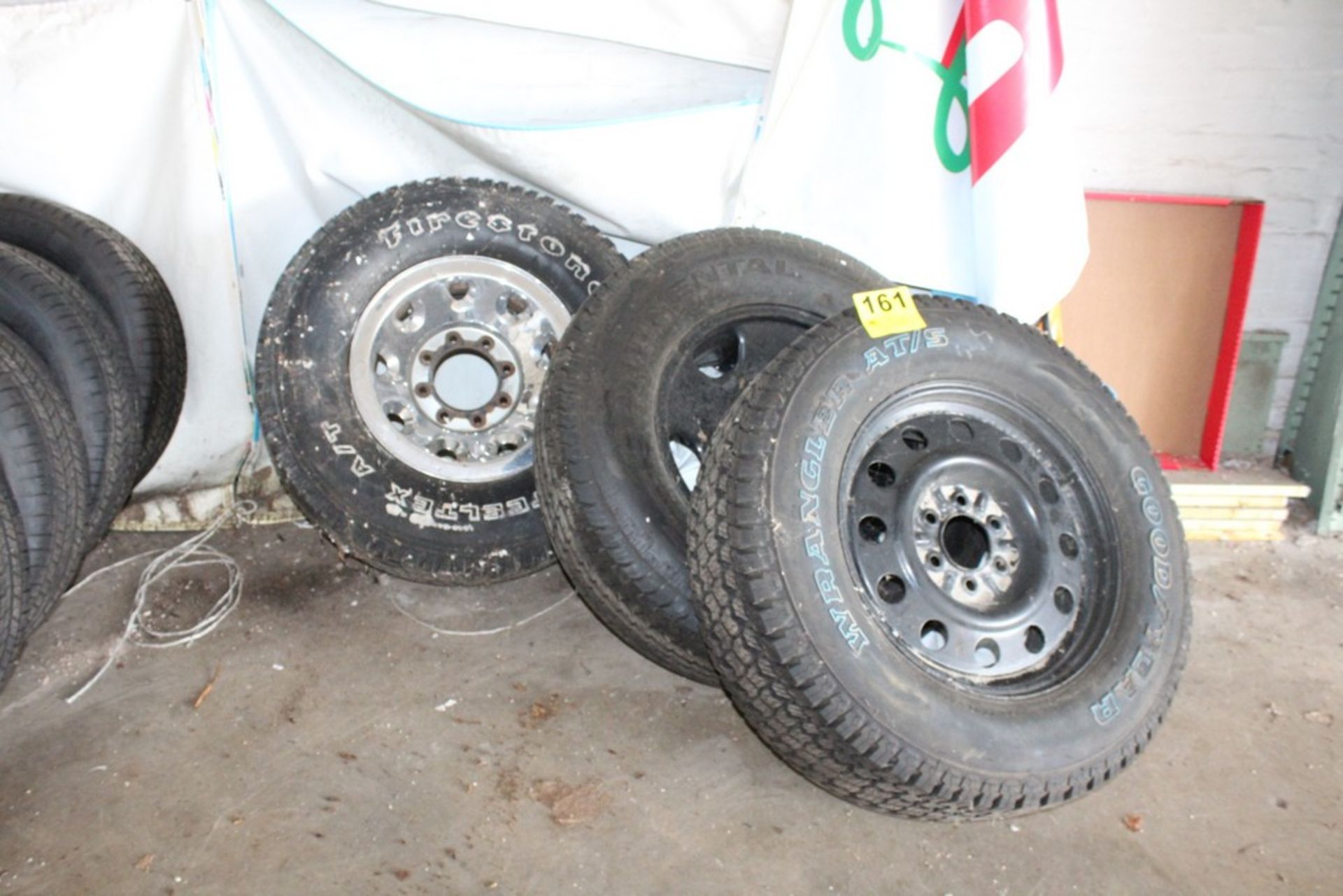 (3) ASSORTED TIRES WITH RIMS