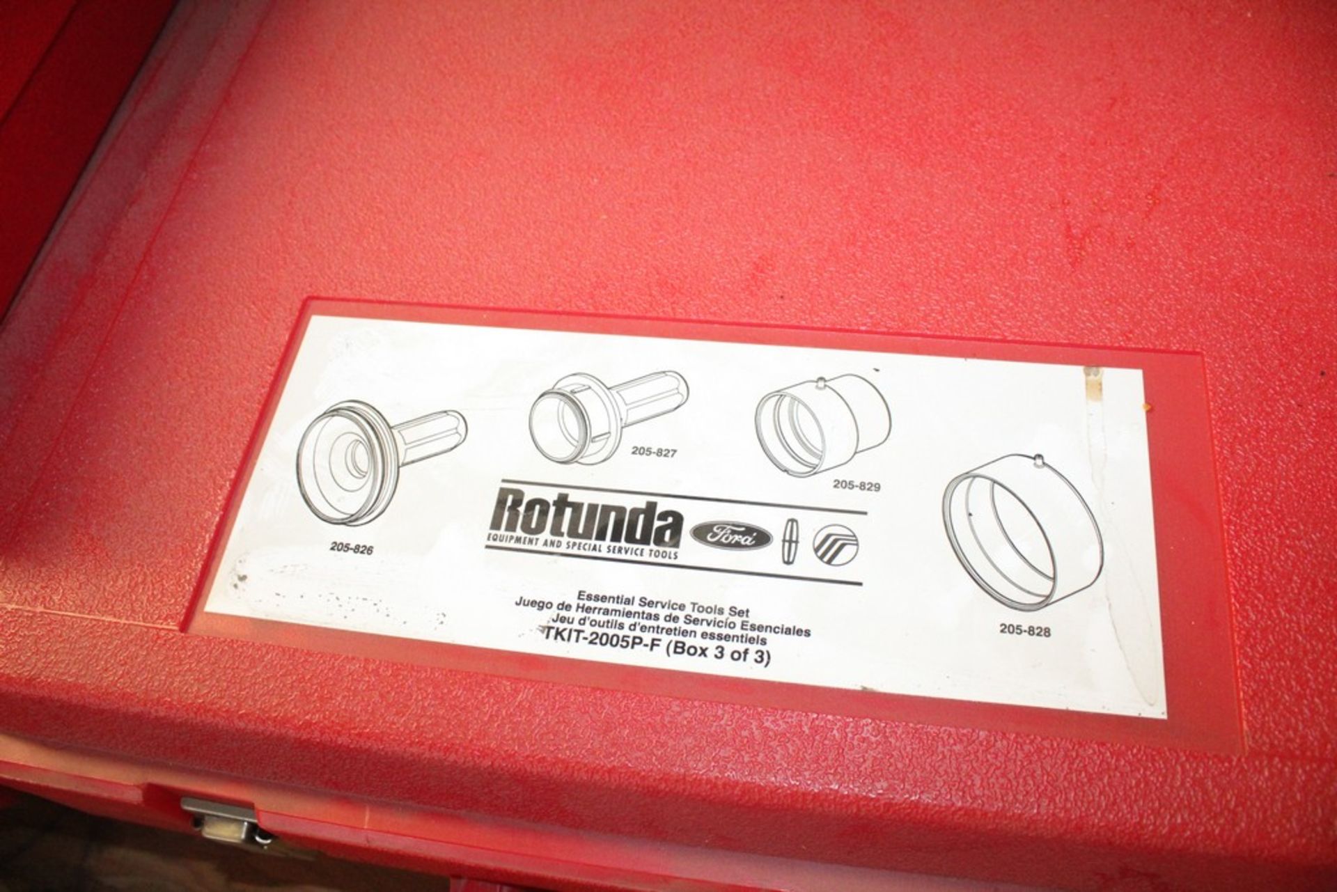 FORD ROTUNDA ESSENTIAL SERVICE TOOL SET-TKIT-2005P-F IN THREE CASES - Image 2 of 6
