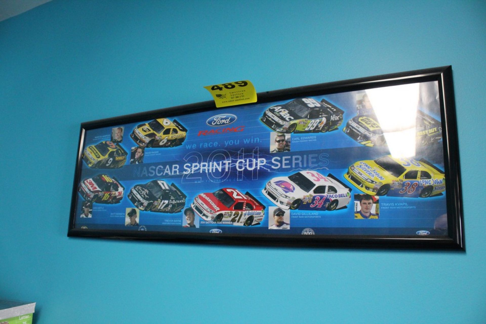 2011 NASCAR SPRINT CUP SERIES FORD RACING PRINT