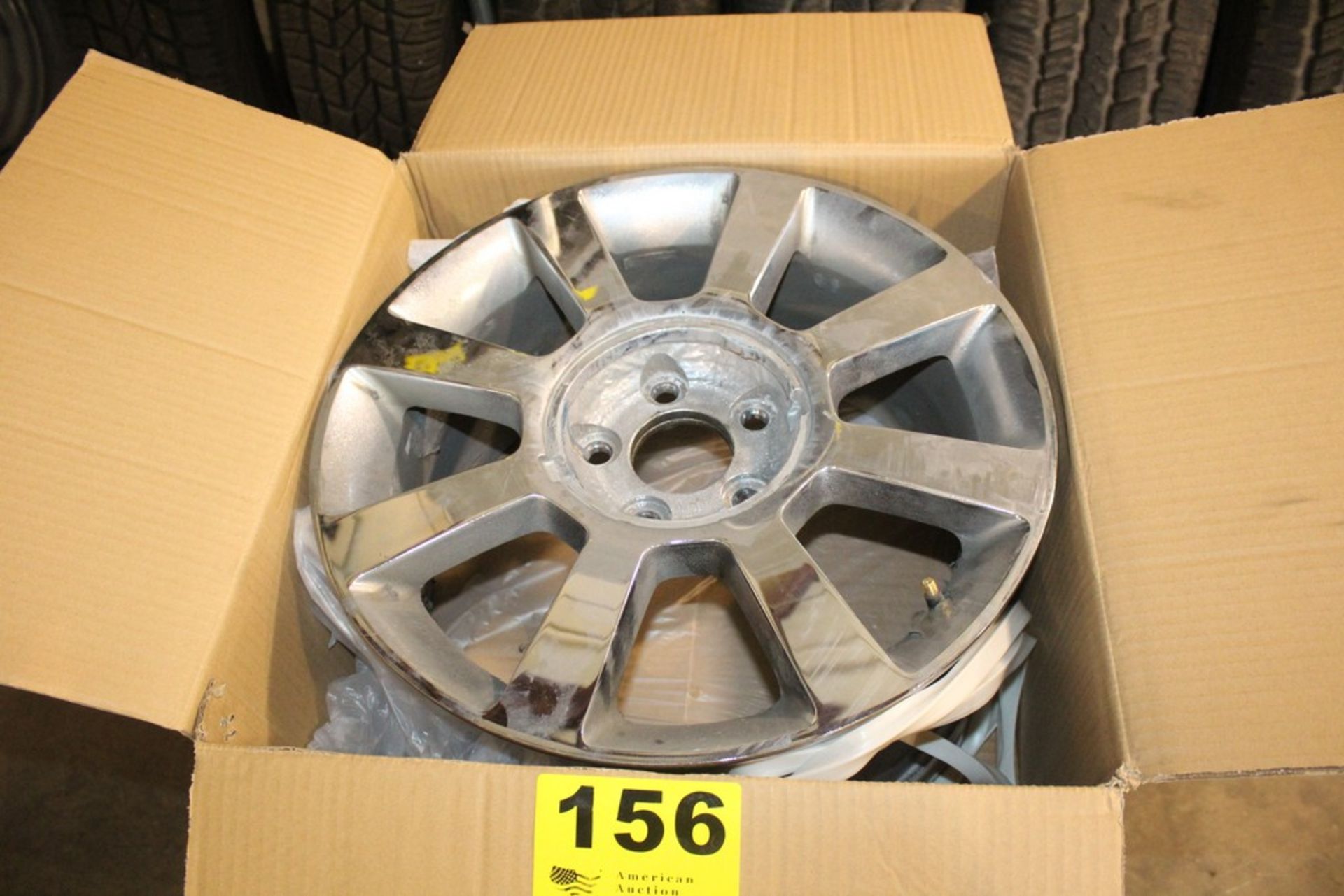 (2) CHROME WHEELS, 17" X 7-1/2", WITH FIVE LUGS - Image 2 of 2