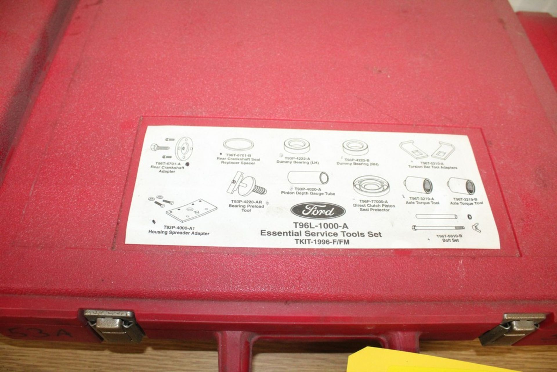 FORD ROTUNDA ESSENTIAL SERVICE TOOL SET-T96L-1000-A IN CASE - Image 2 of 3