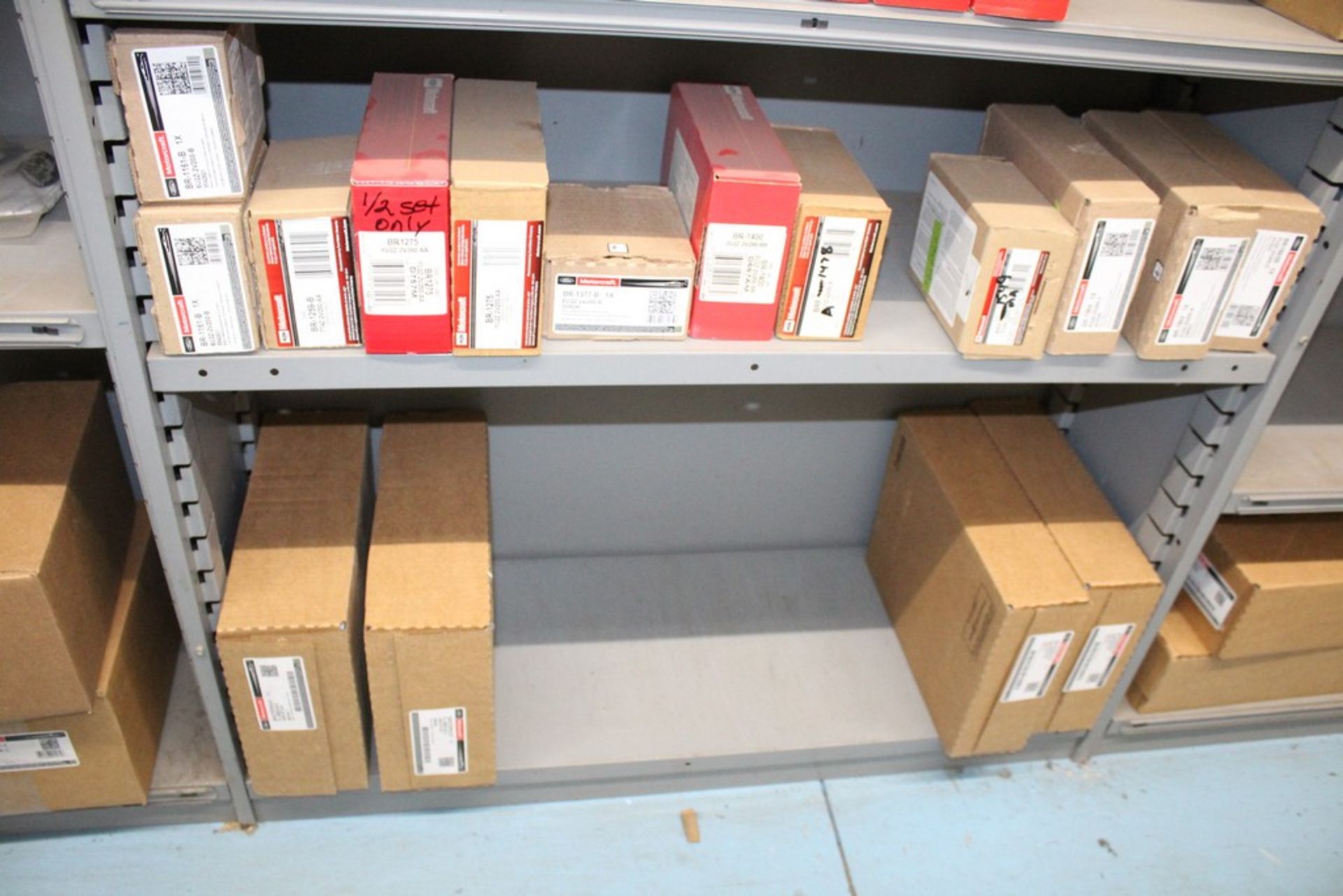 ASSORTED MOTORCRAFT BRAKE PADS ON (7) SHELVES - Image 4 of 4