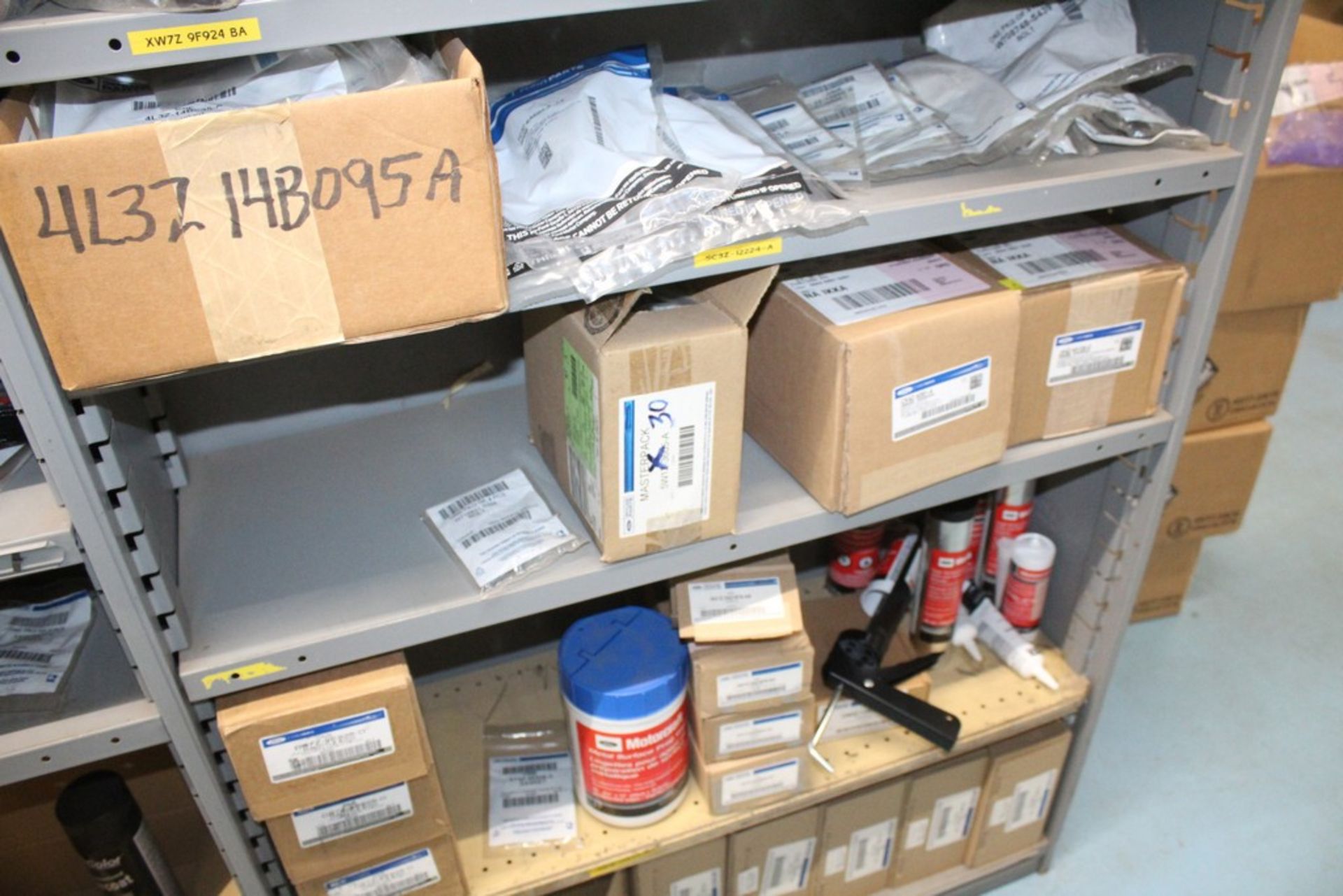 ASSORTED MOTORCRAFT PARTS ON (9) SHELVES - Image 3 of 4