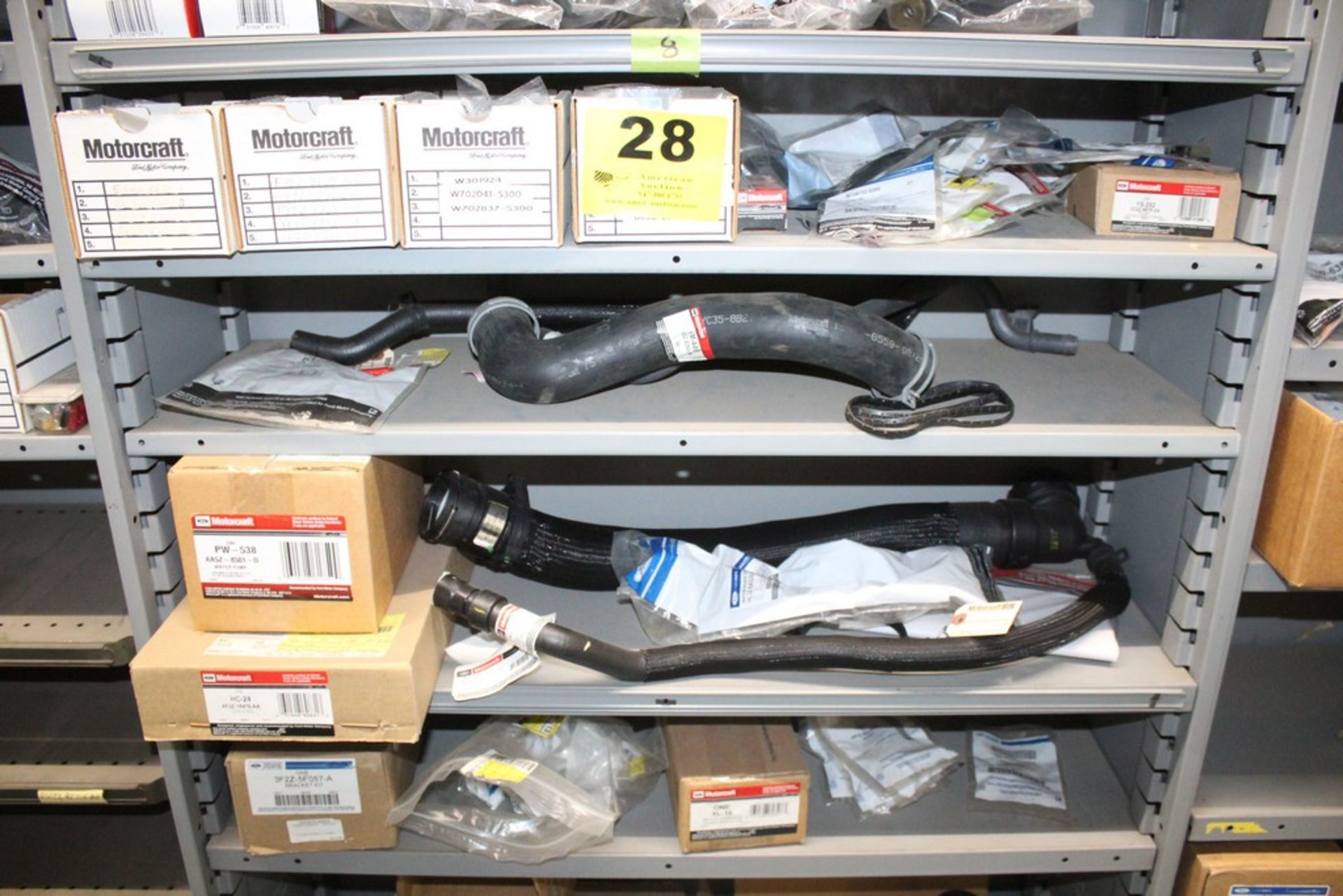 ASSORTED MOTORCRAFT PARTS ON (9) SHELVES - Image 3 of 4