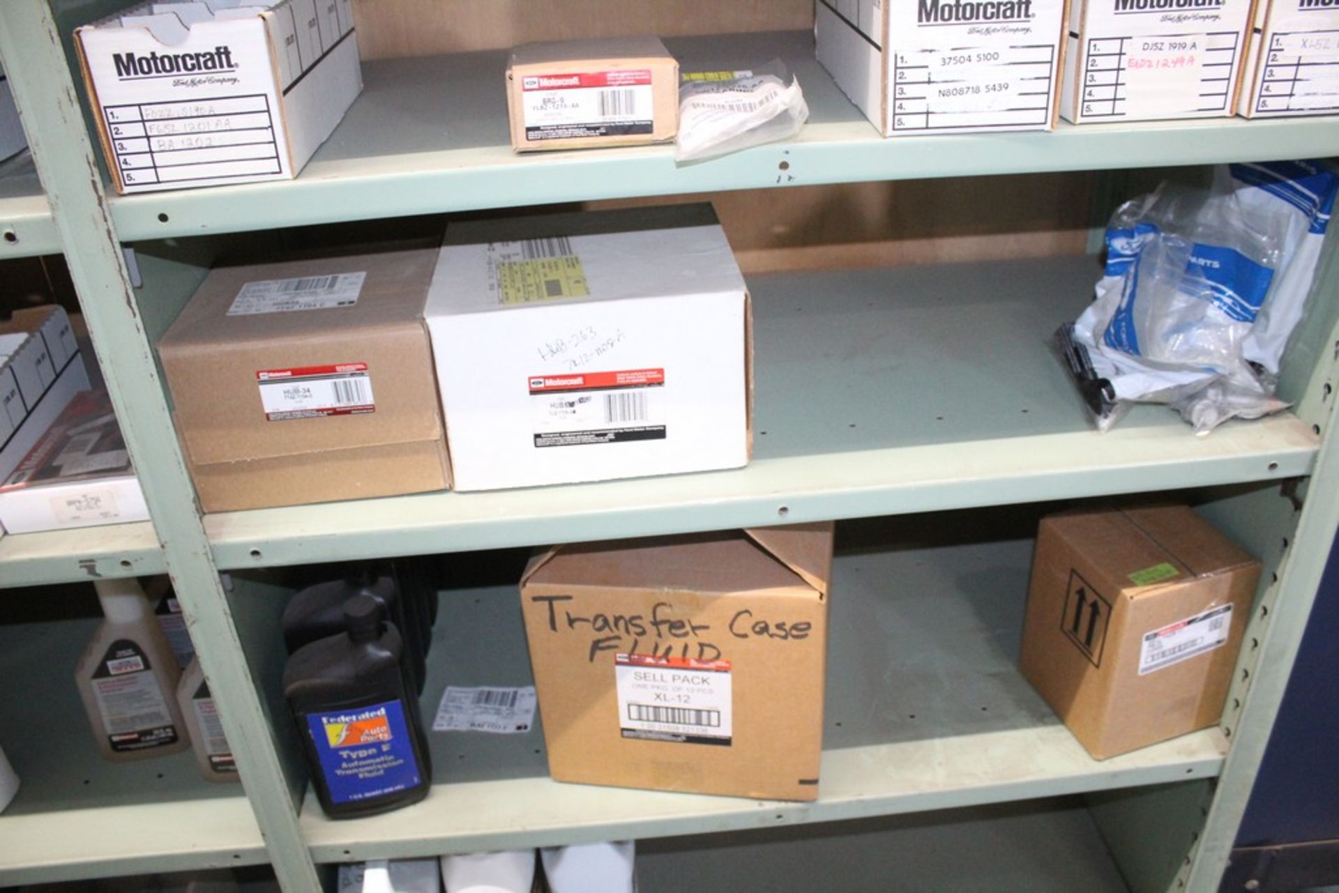 ASSORTED MOTORCRAFT PARTS ON (8) SHELVES - Image 3 of 4