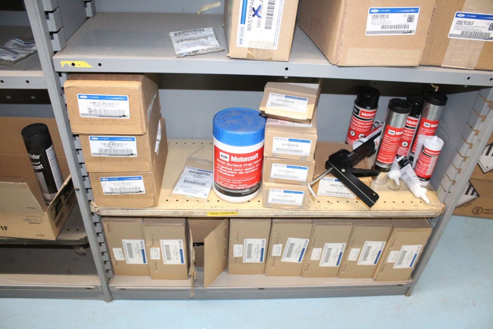 ASSORTED MOTORCRAFT PARTS ON (9) SHELVES - Image 4 of 4